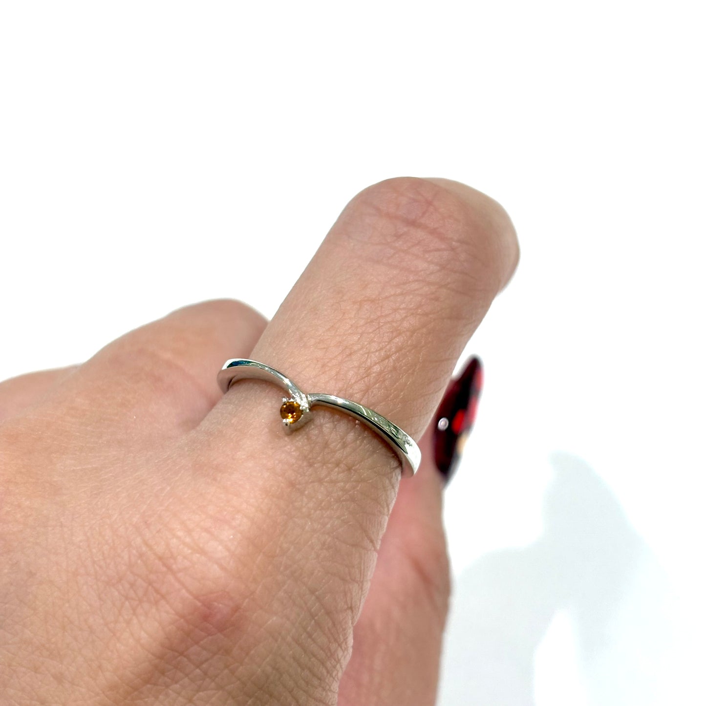 Silver925 V design ring 5