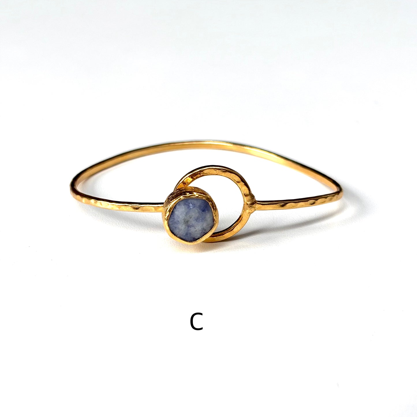 Brass 1stone bangle 2