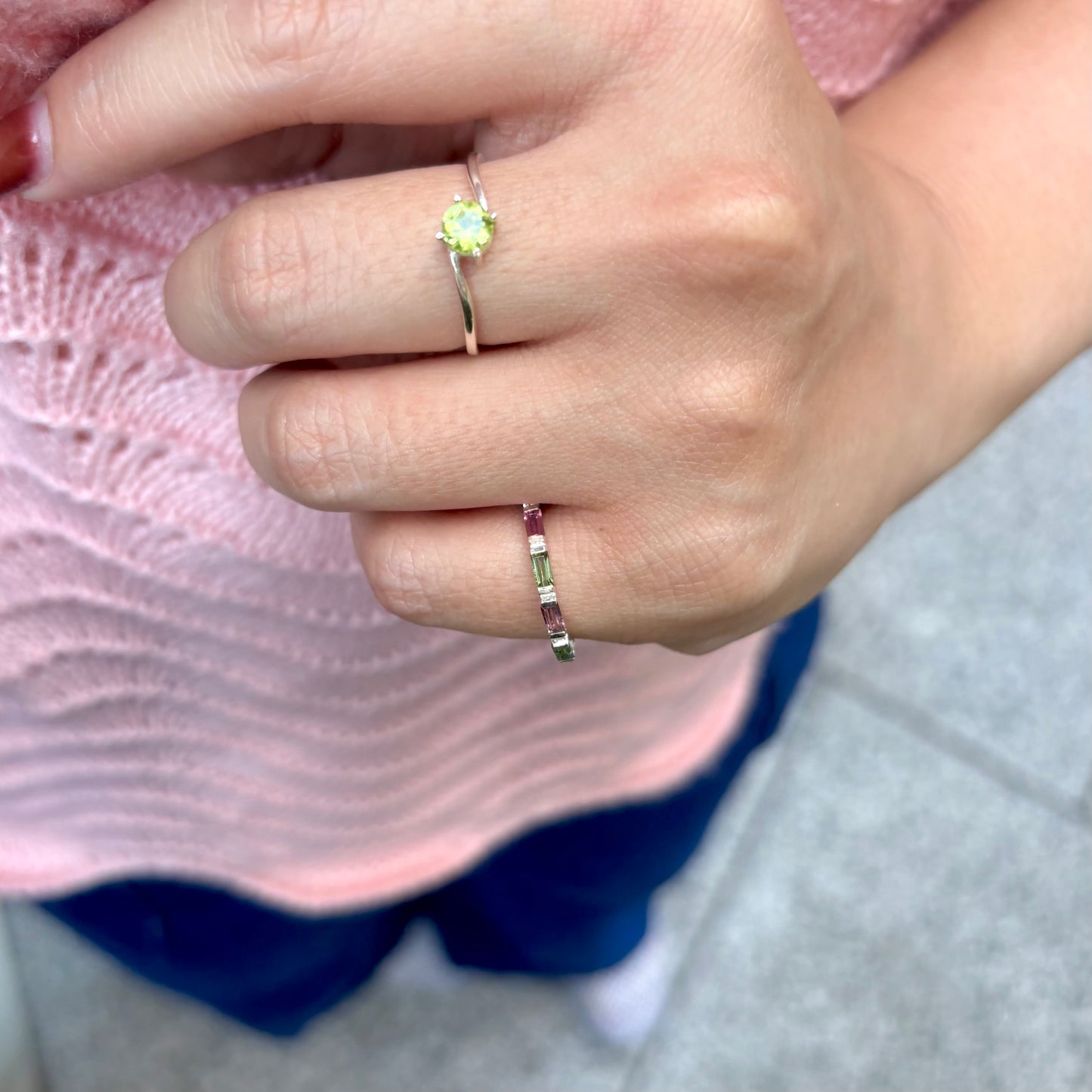 Multi tourmaline ring 3