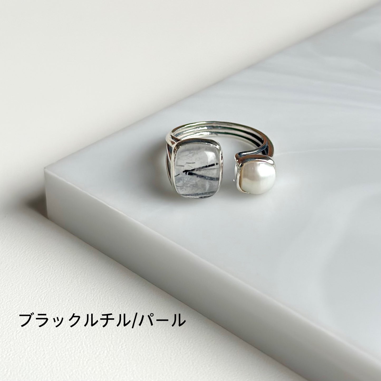 Silver925 2stone ring 12