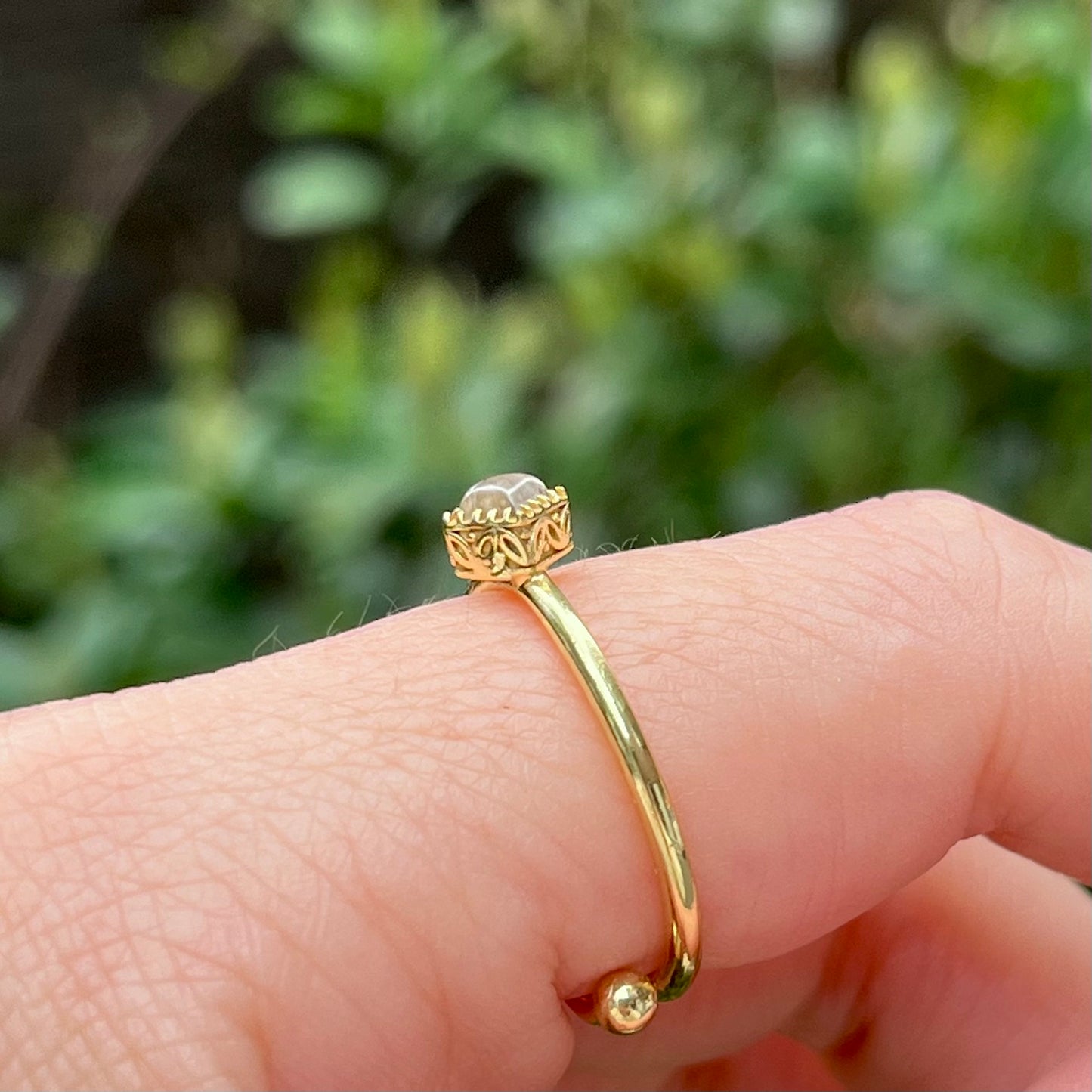 Brass petit ring 68