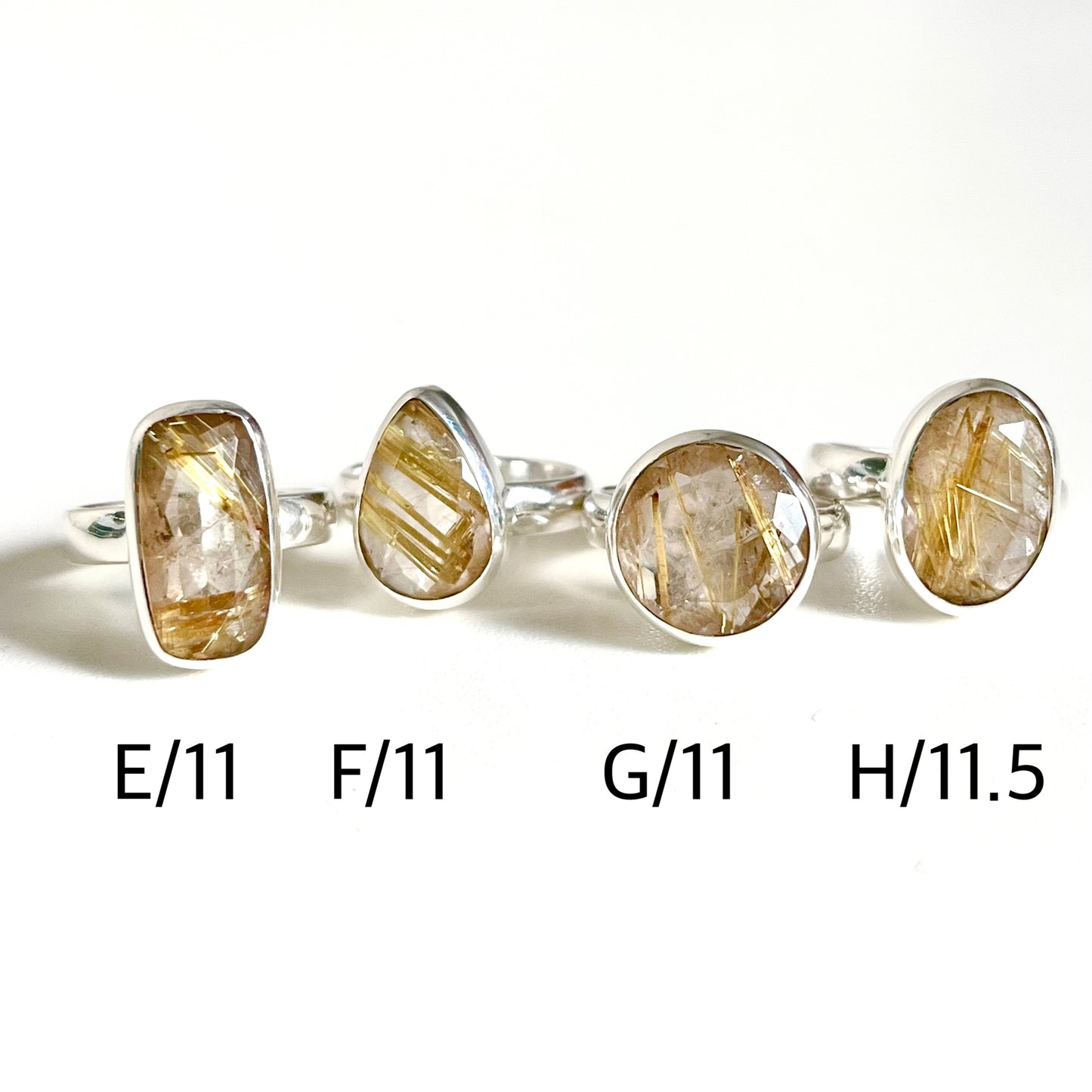 【GINZA limited】 Golden Rutile ring