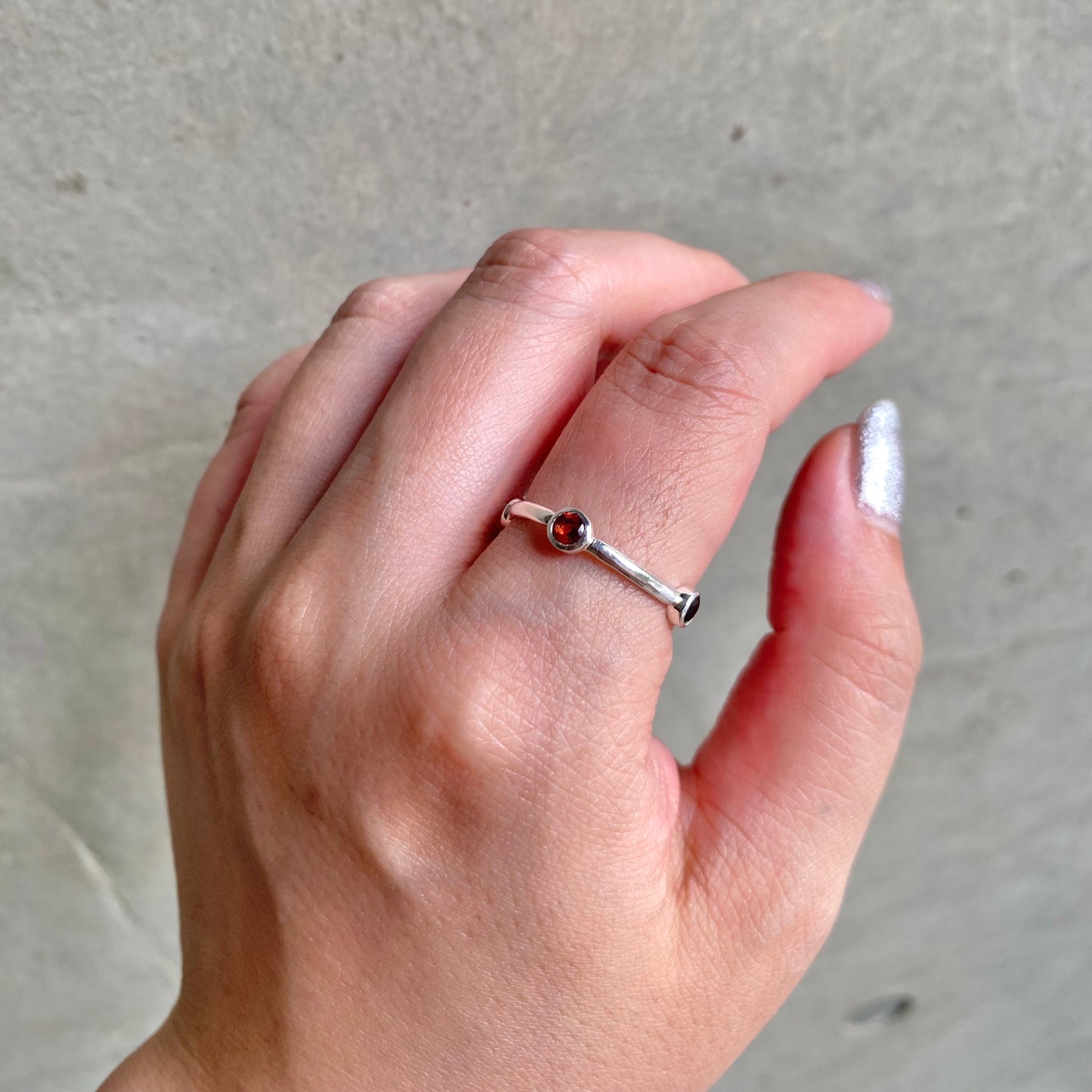 Silver925 4stone ring 3