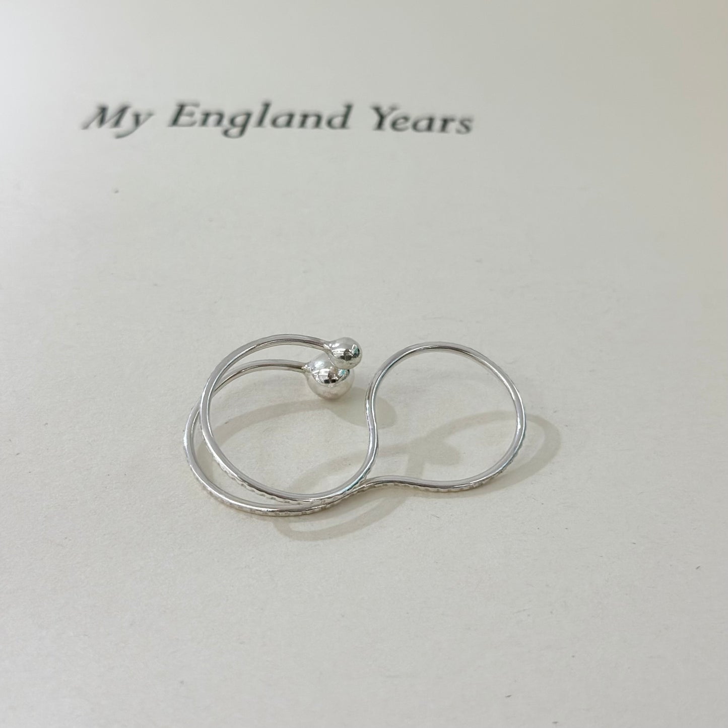 Silver925 2finger ring