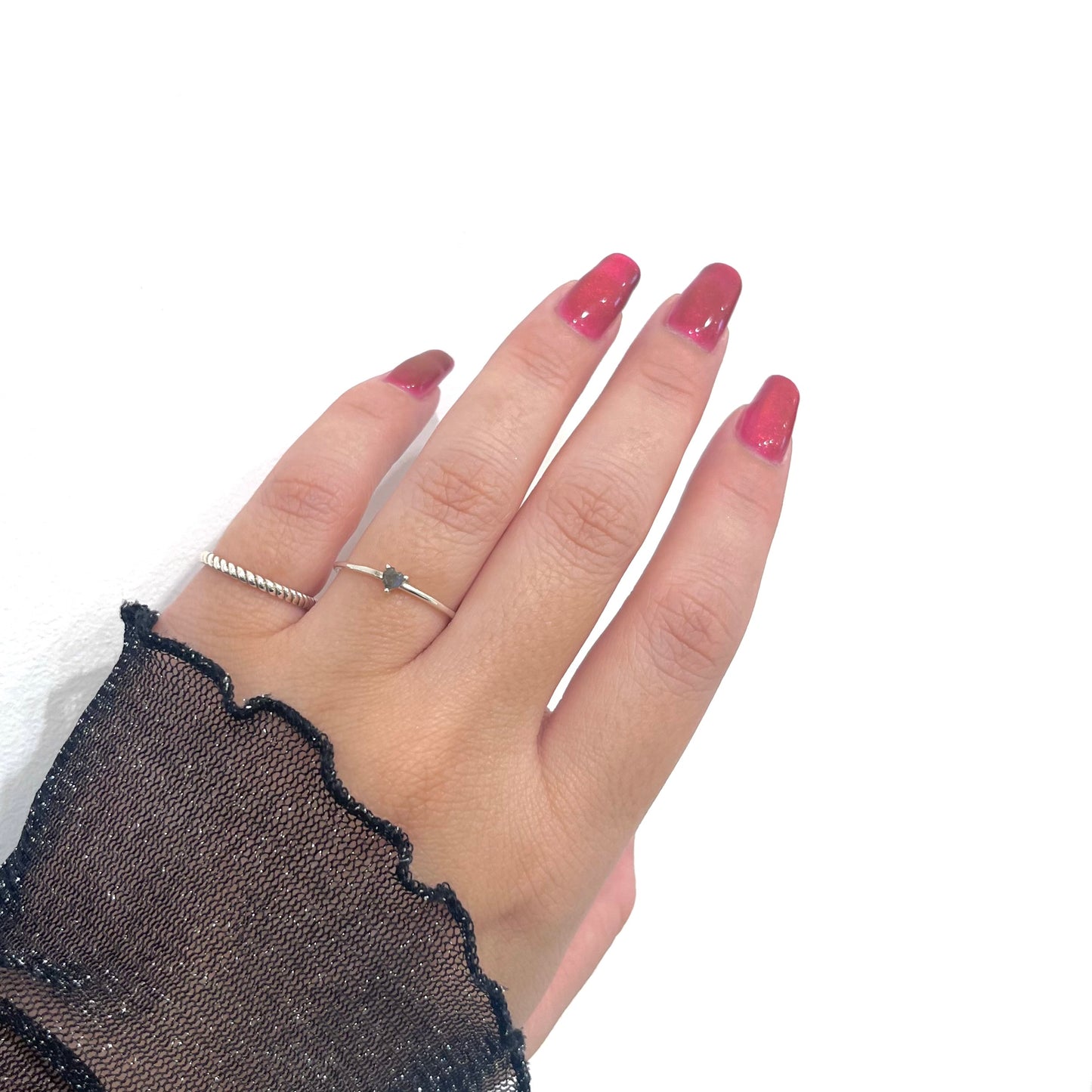 Silver925 Heart petit ring 1
