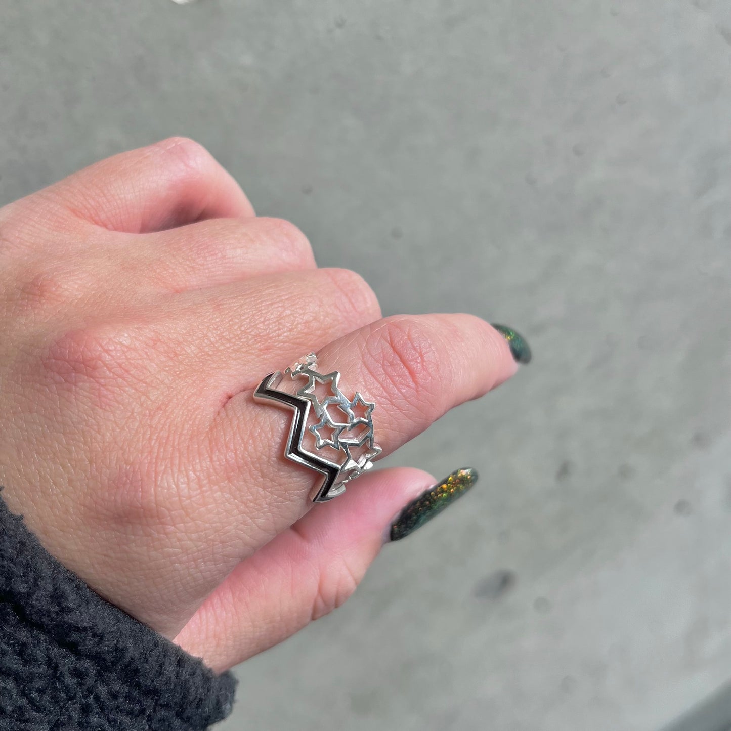 Enamel design ring