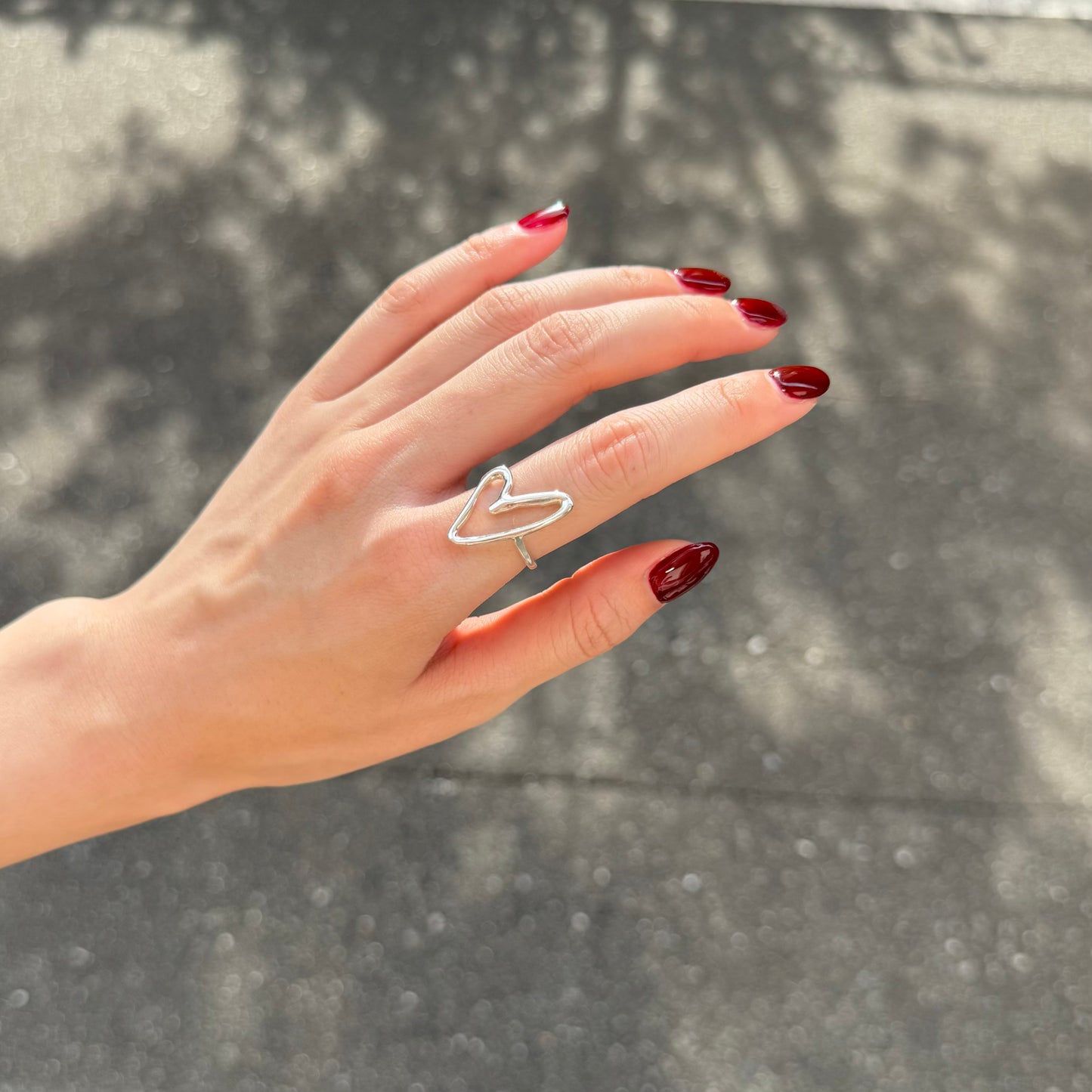 Heart plain ring 29