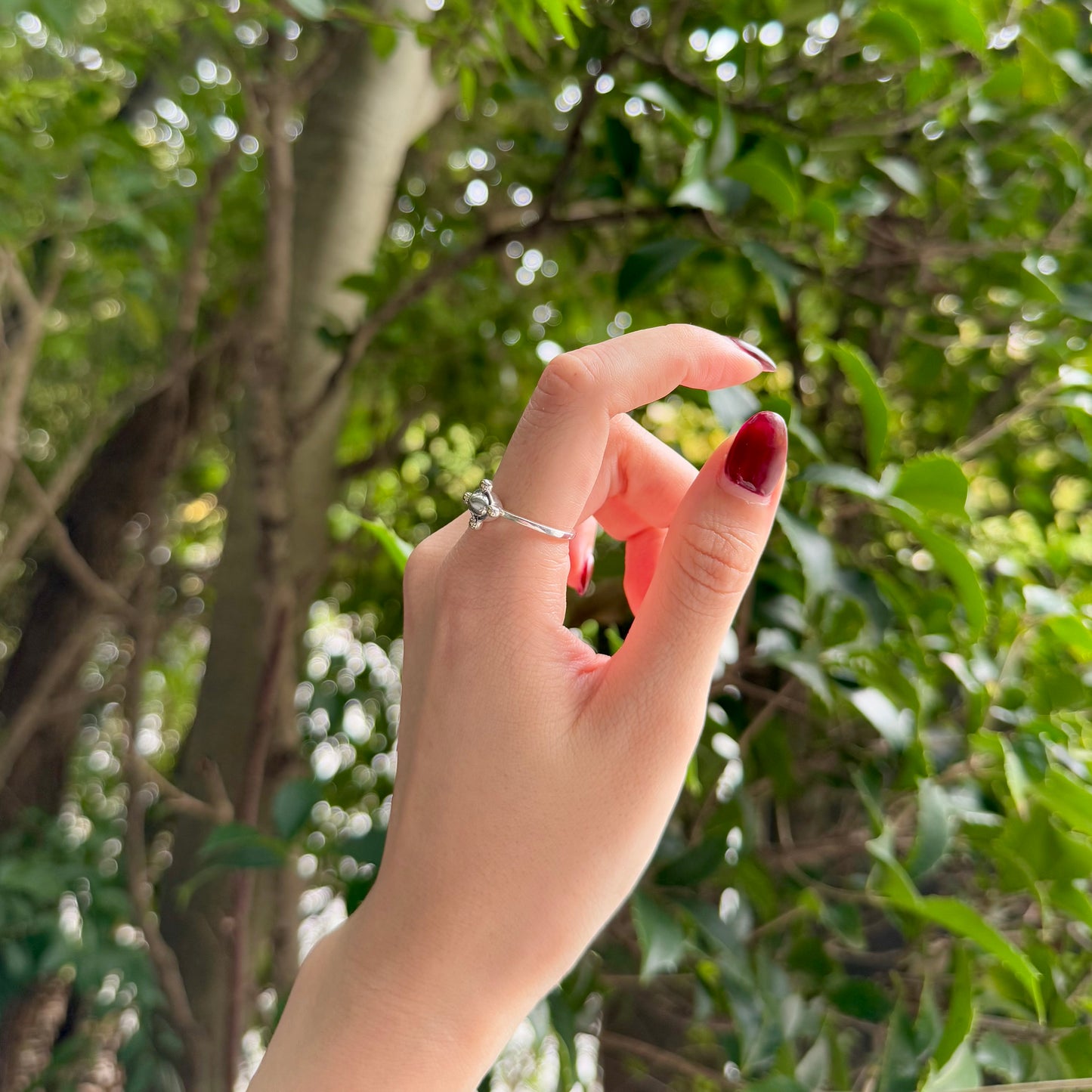 【Biju mam poco】Silver925×18k plain ring