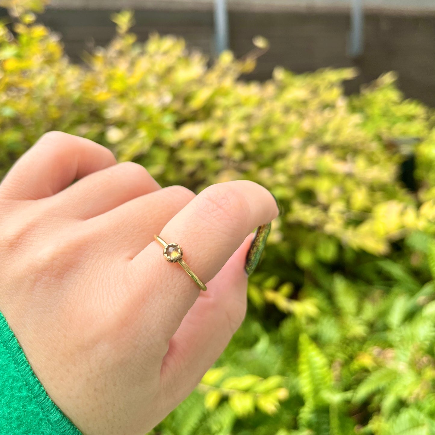 Brass petit ring 48