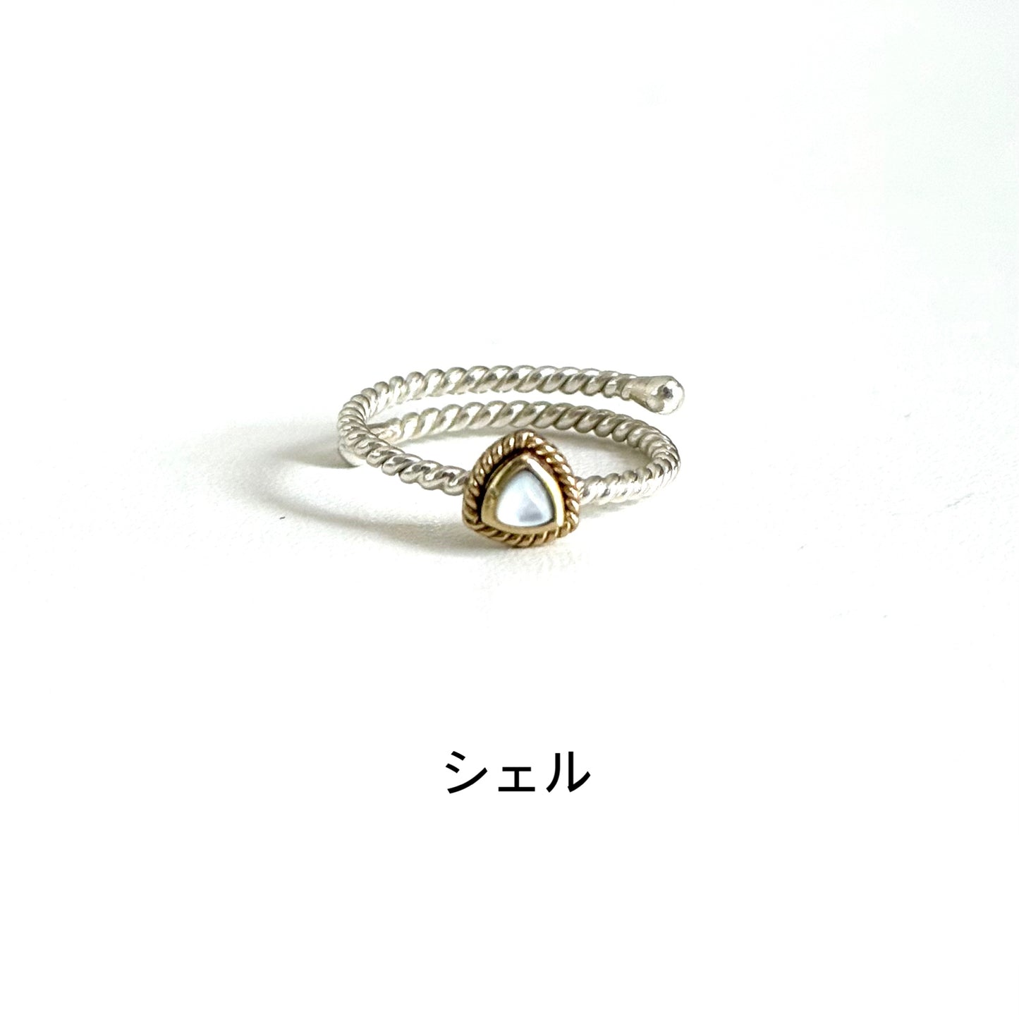 Silver925×Brass petit ring 1