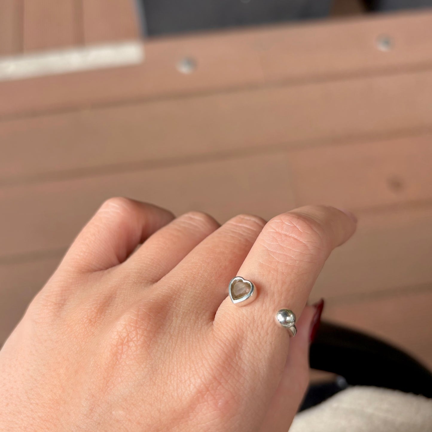 Heart fork ring 2