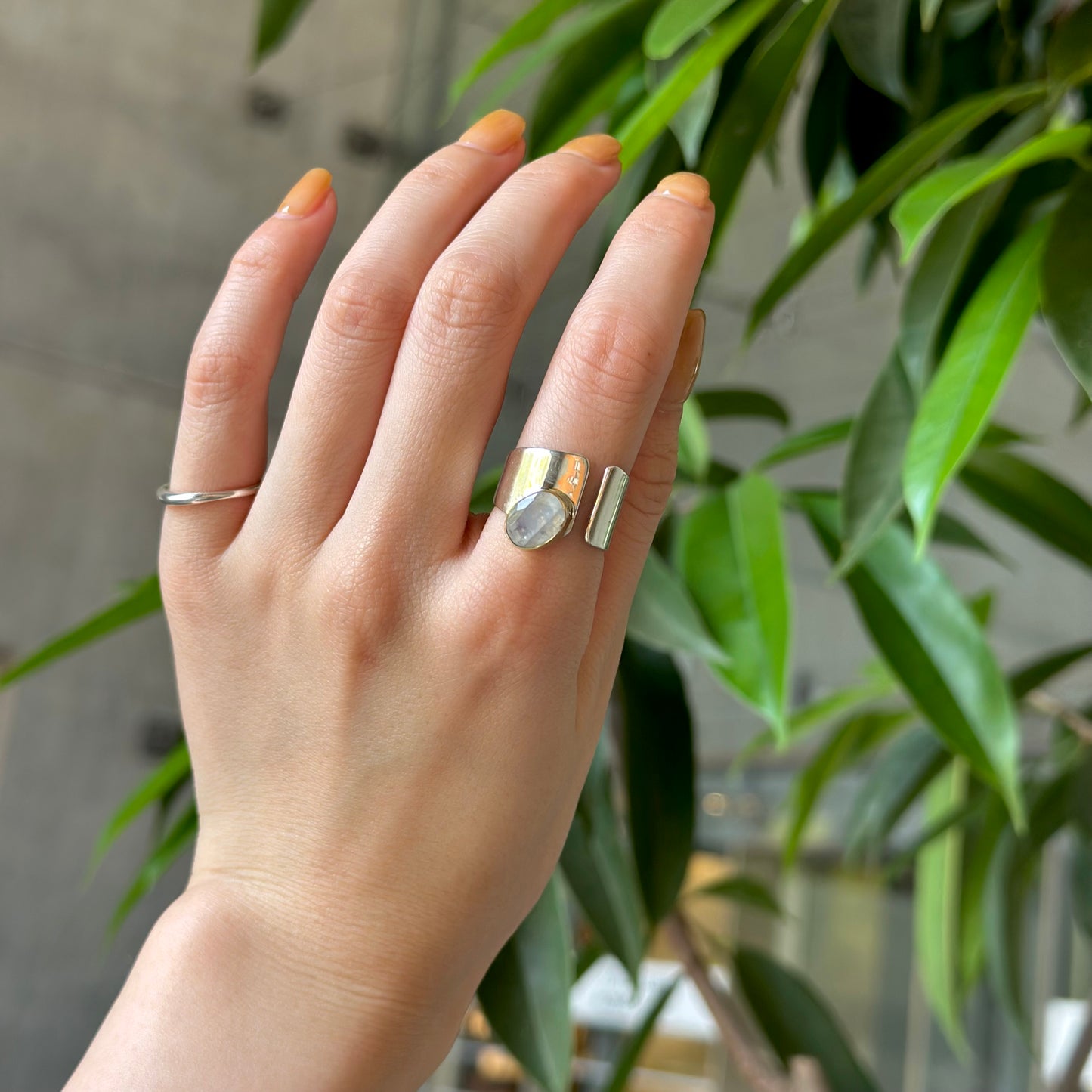 Silver925×Brass design ring 7