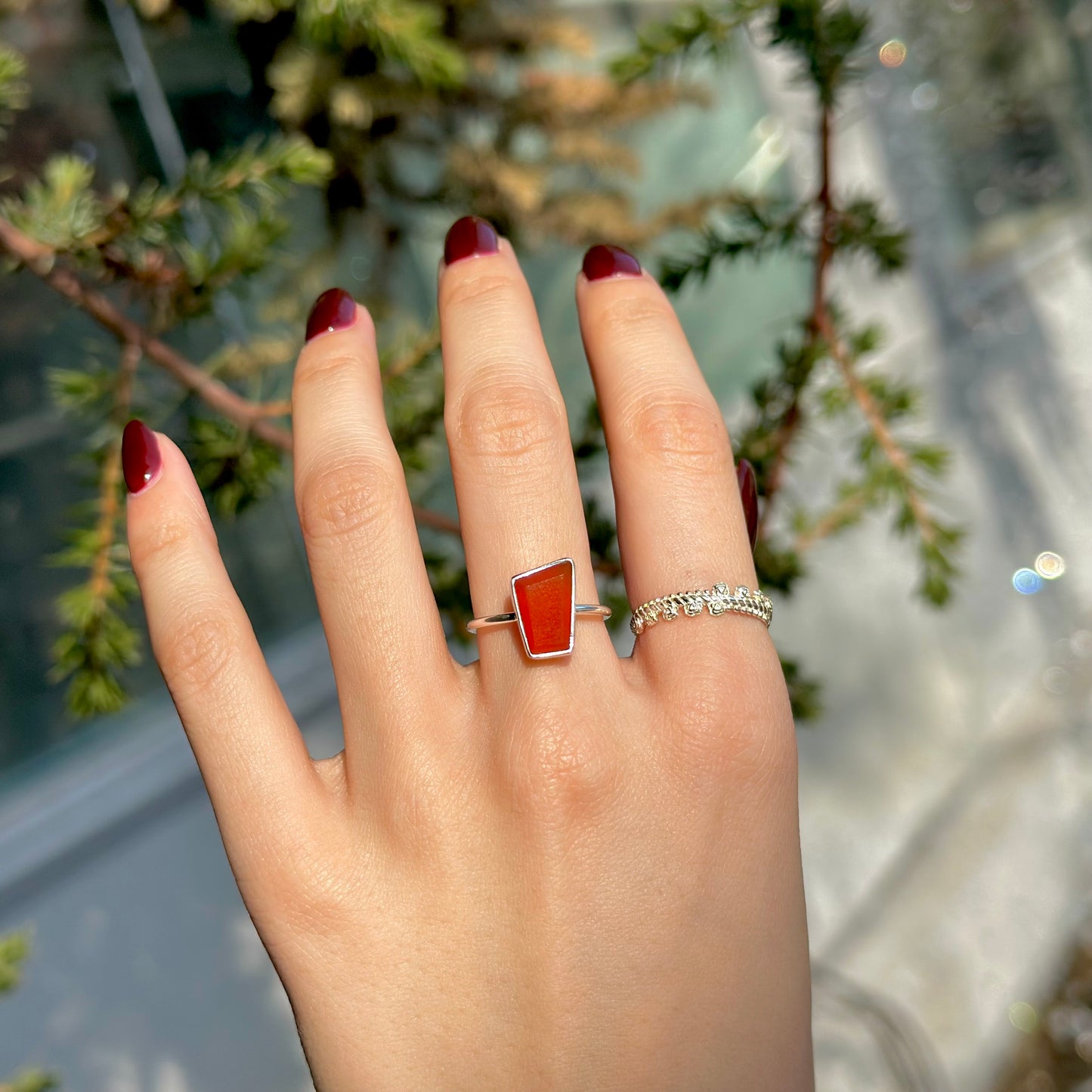 Silver925 1stone ring 23
