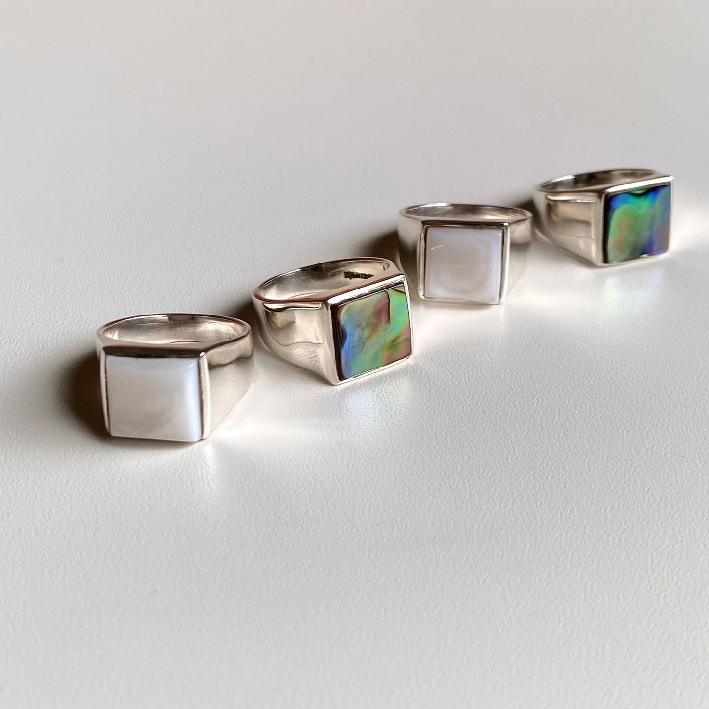 Silver925 square ring 8