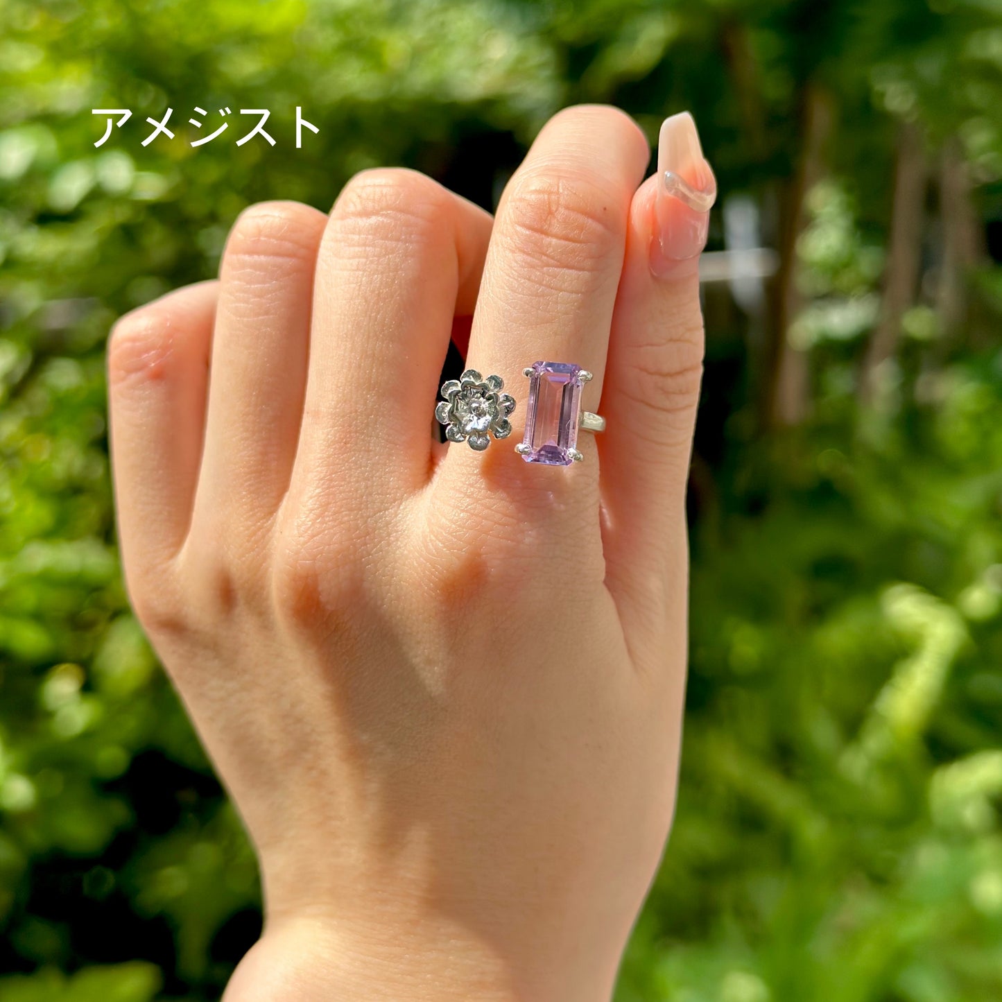 Flower design ring 5