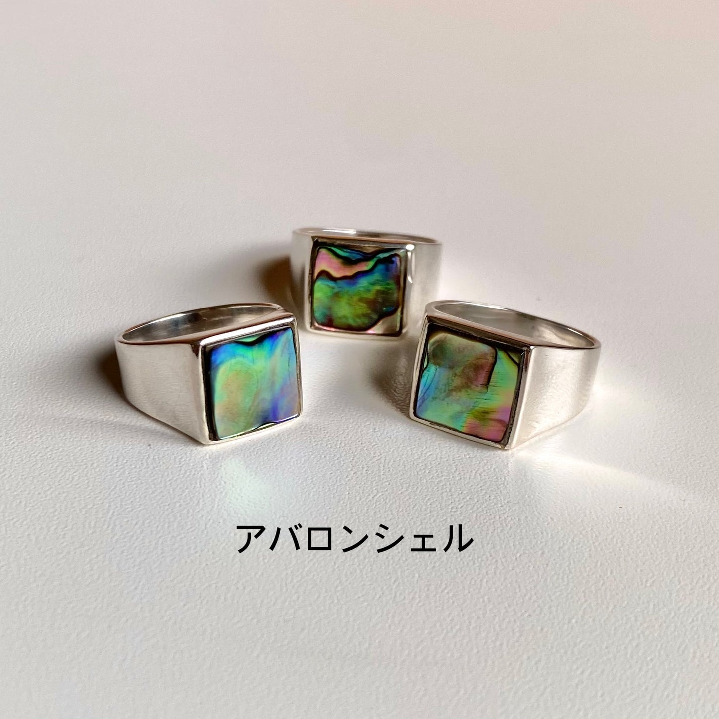 Silver925 square ring 8