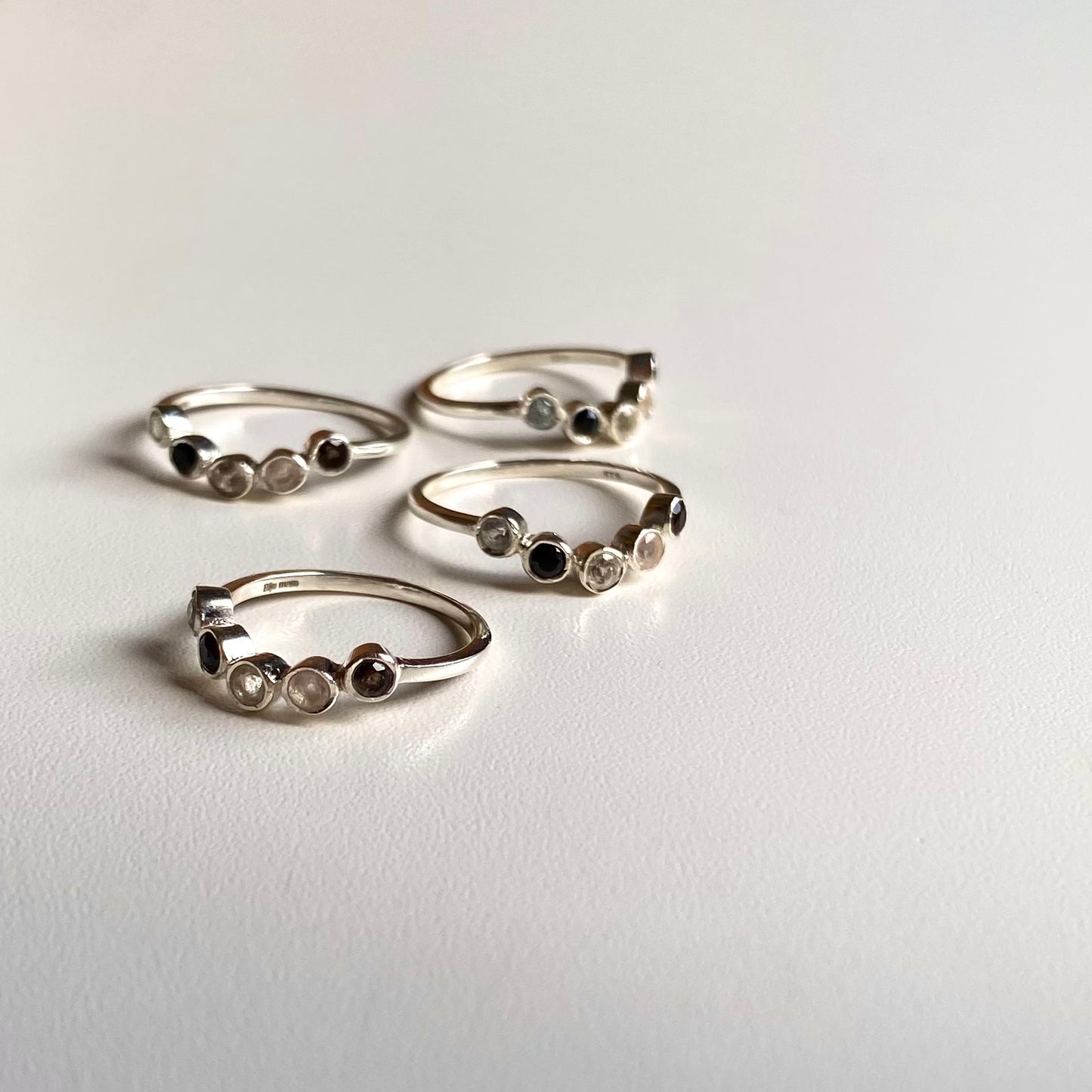 Silver925 5stone ring