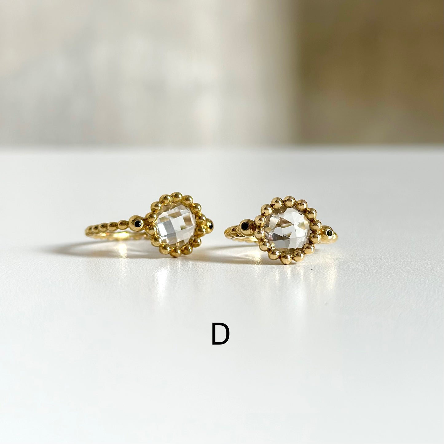 【Bijumam poco】Brass tsubu design ring