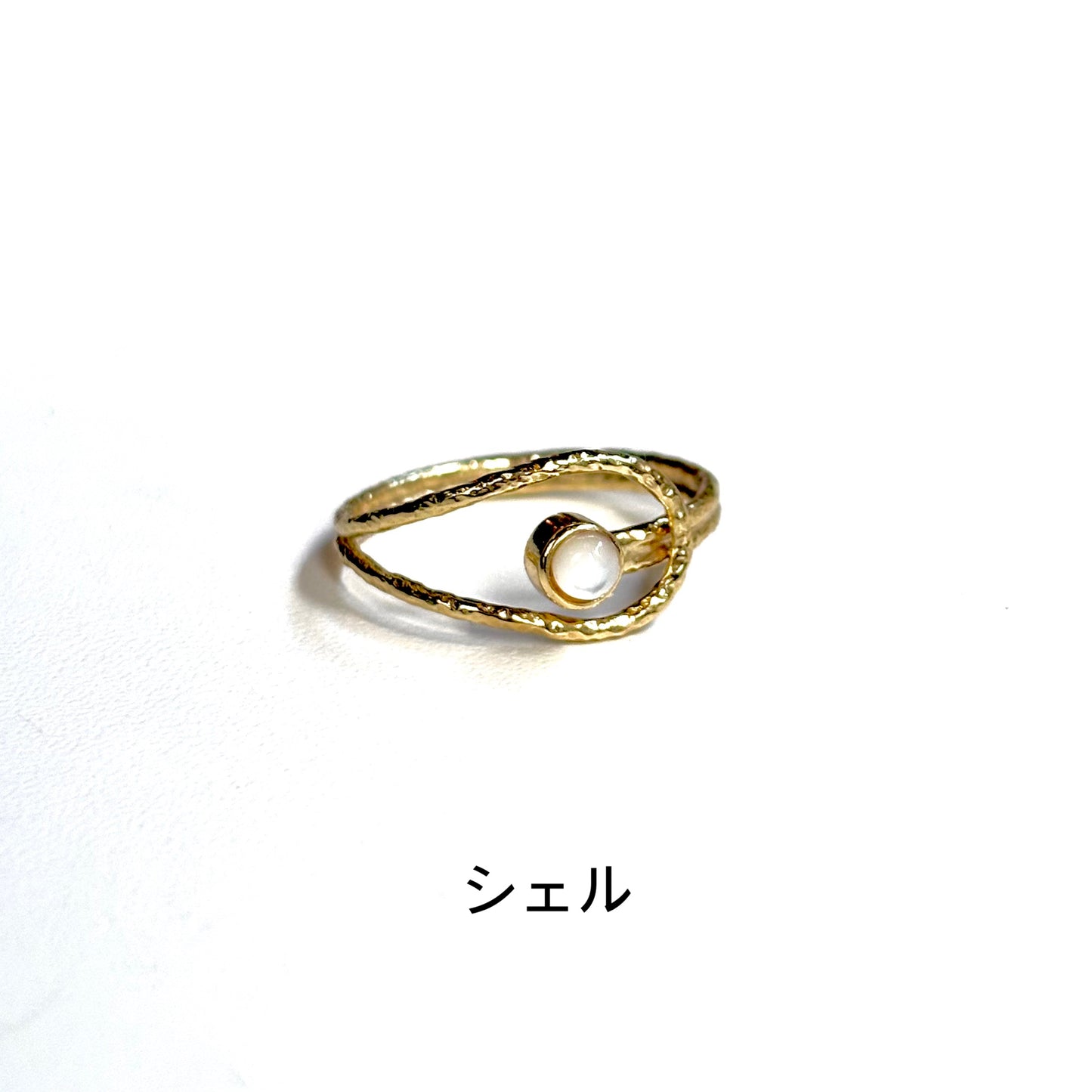Brass design ring 7
