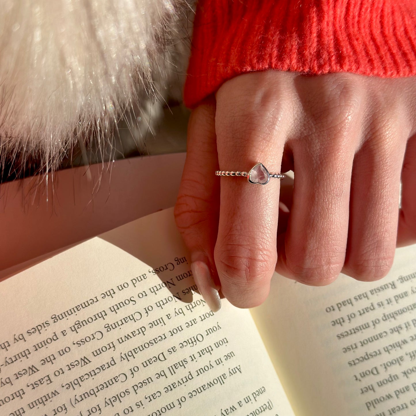 Silver925 Heart petit ring 2