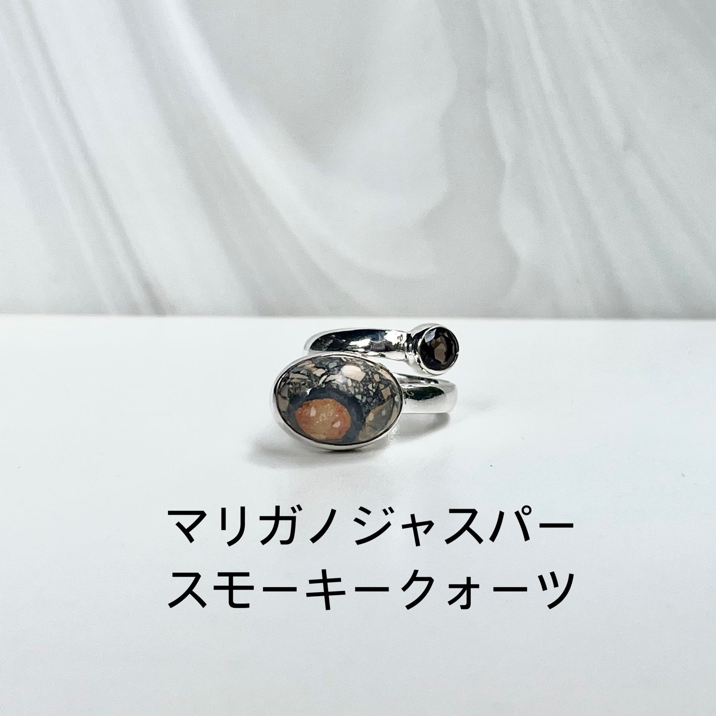 Silver925 2stone ring 2