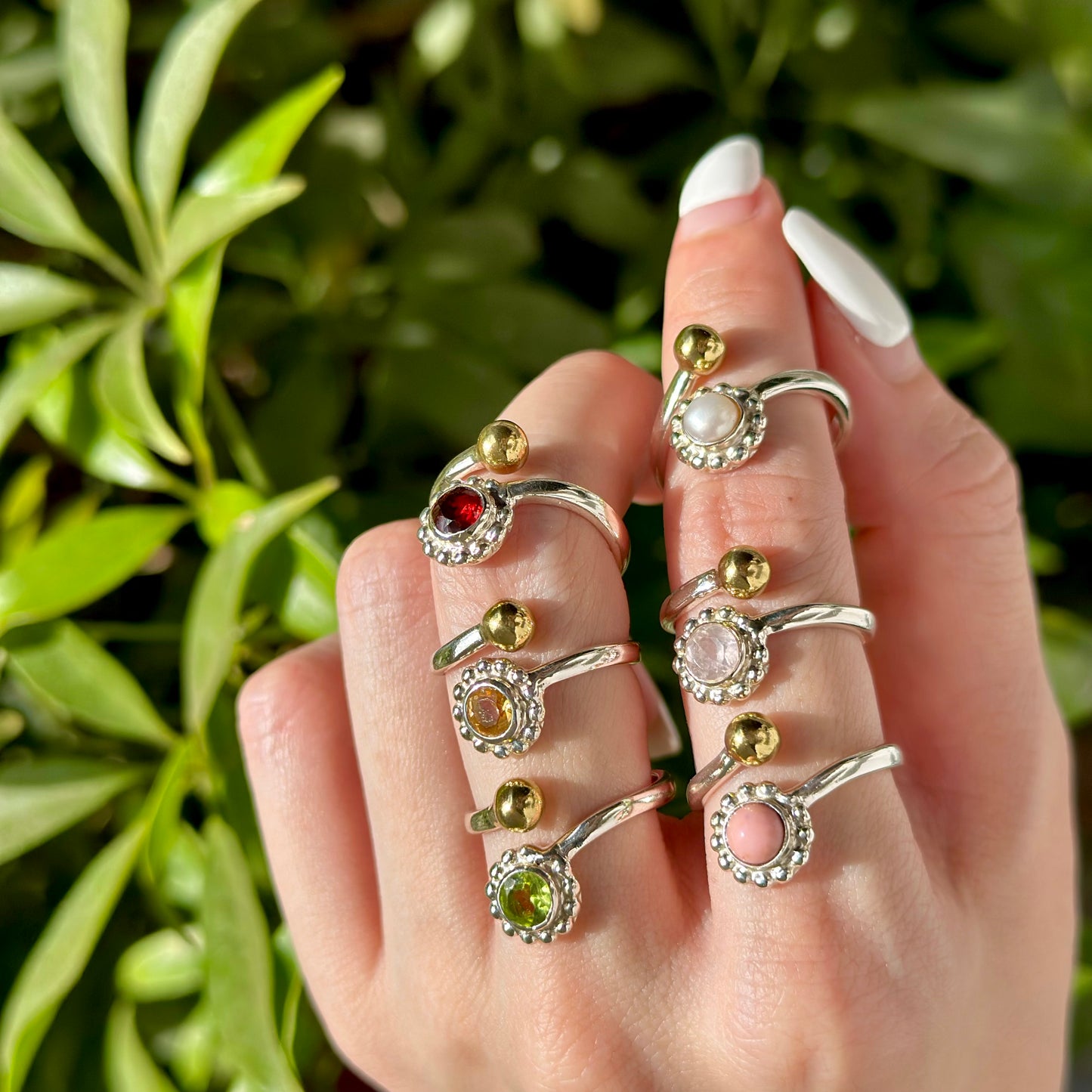 Flower design ring 7