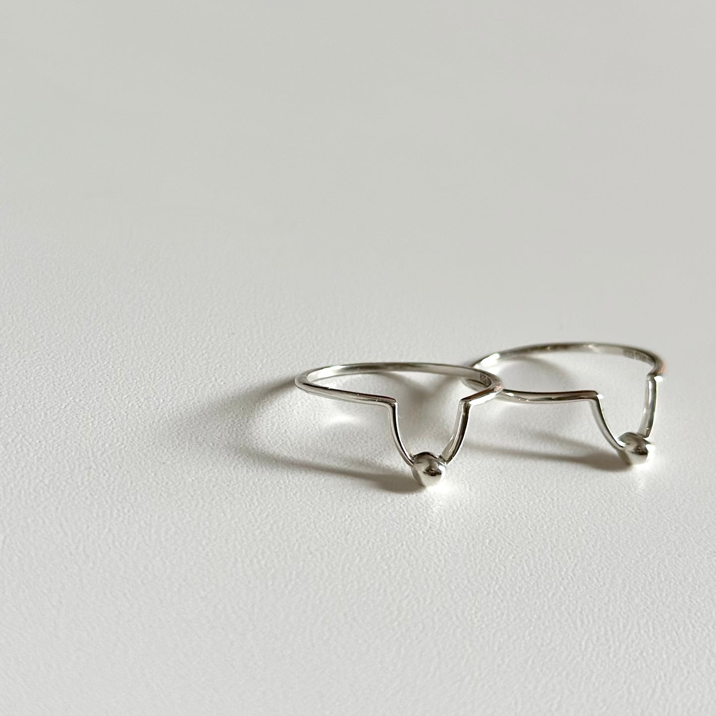 Silver925 plain ring 58