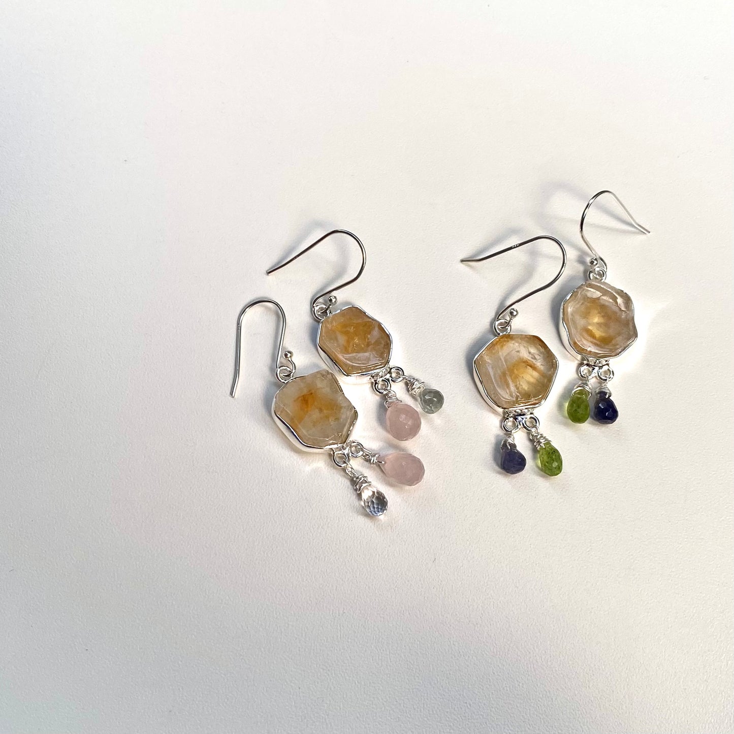 Silver925 3stone pierce 3