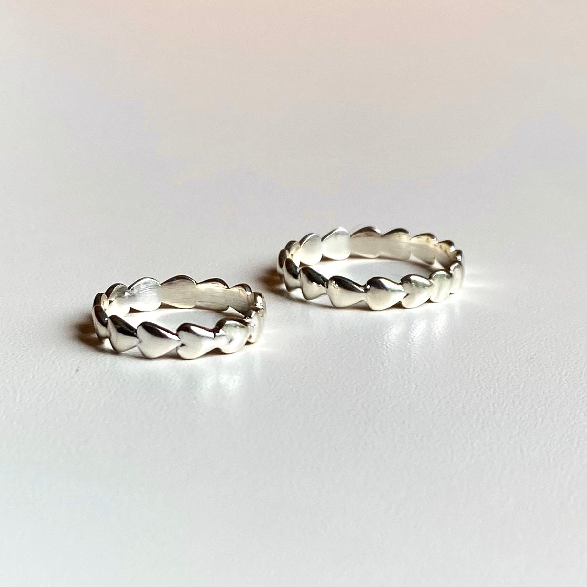 Heart plain ring 4