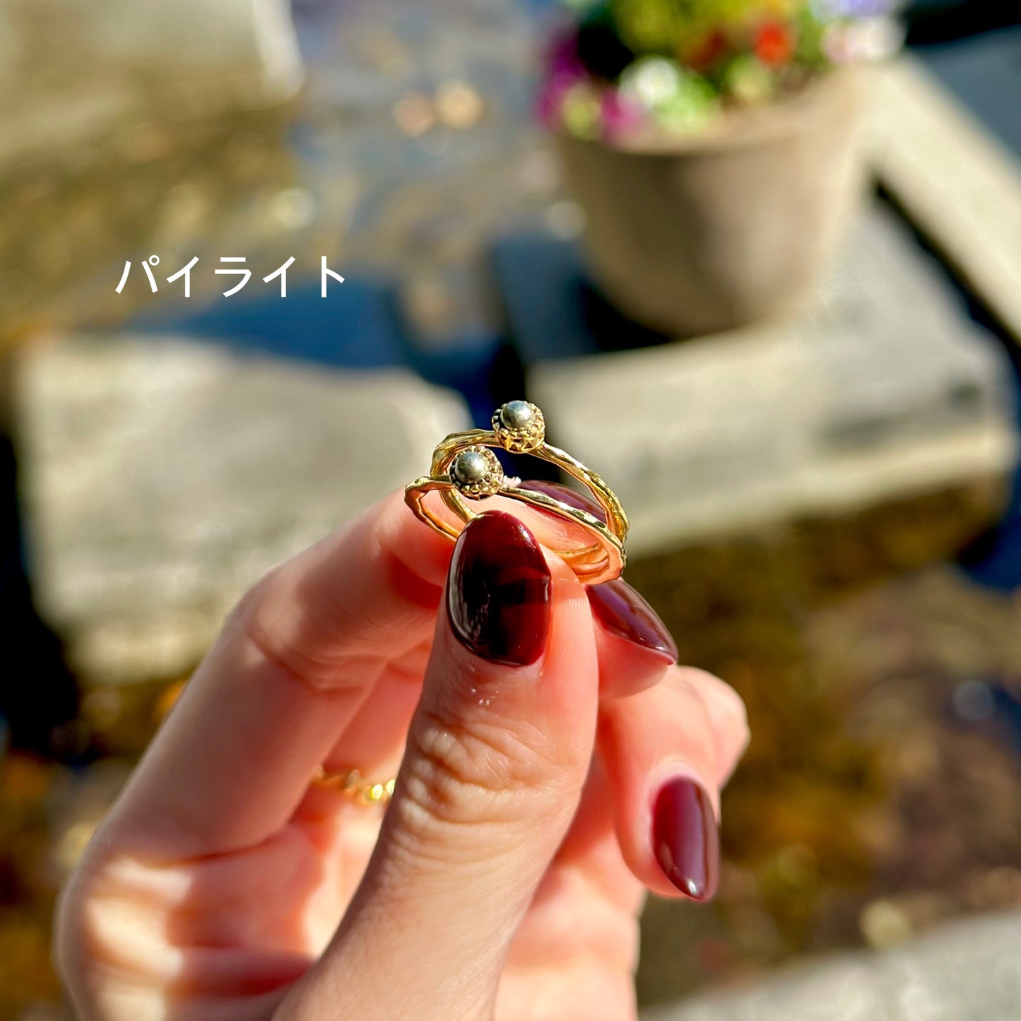 Brass petit ring 51