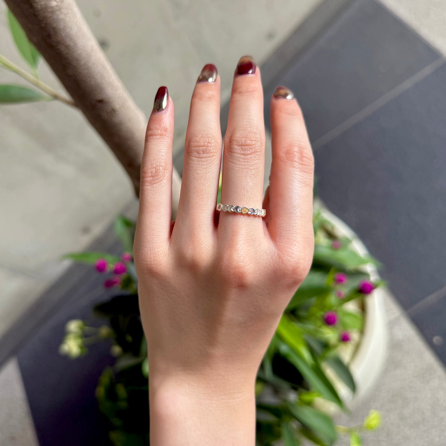 【オンライン先行】Moon enamel ring 3
