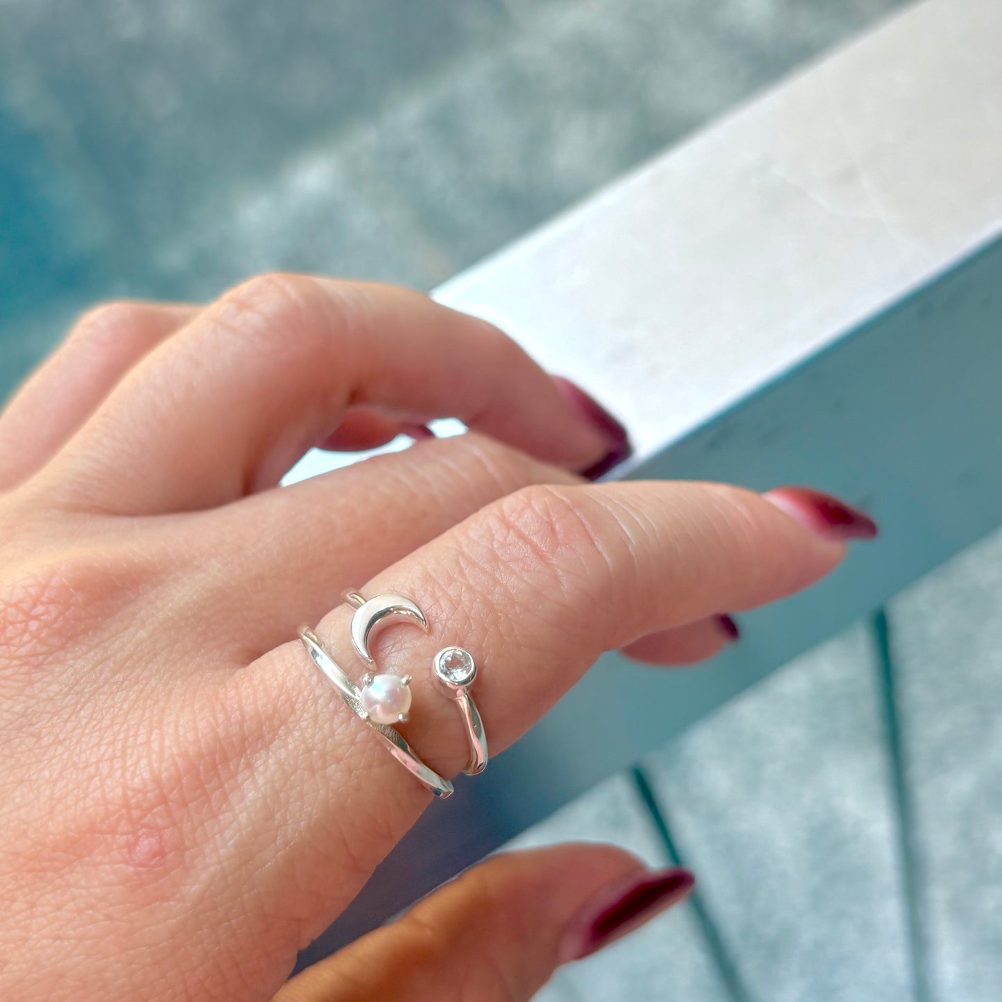 Moon design ring 4
