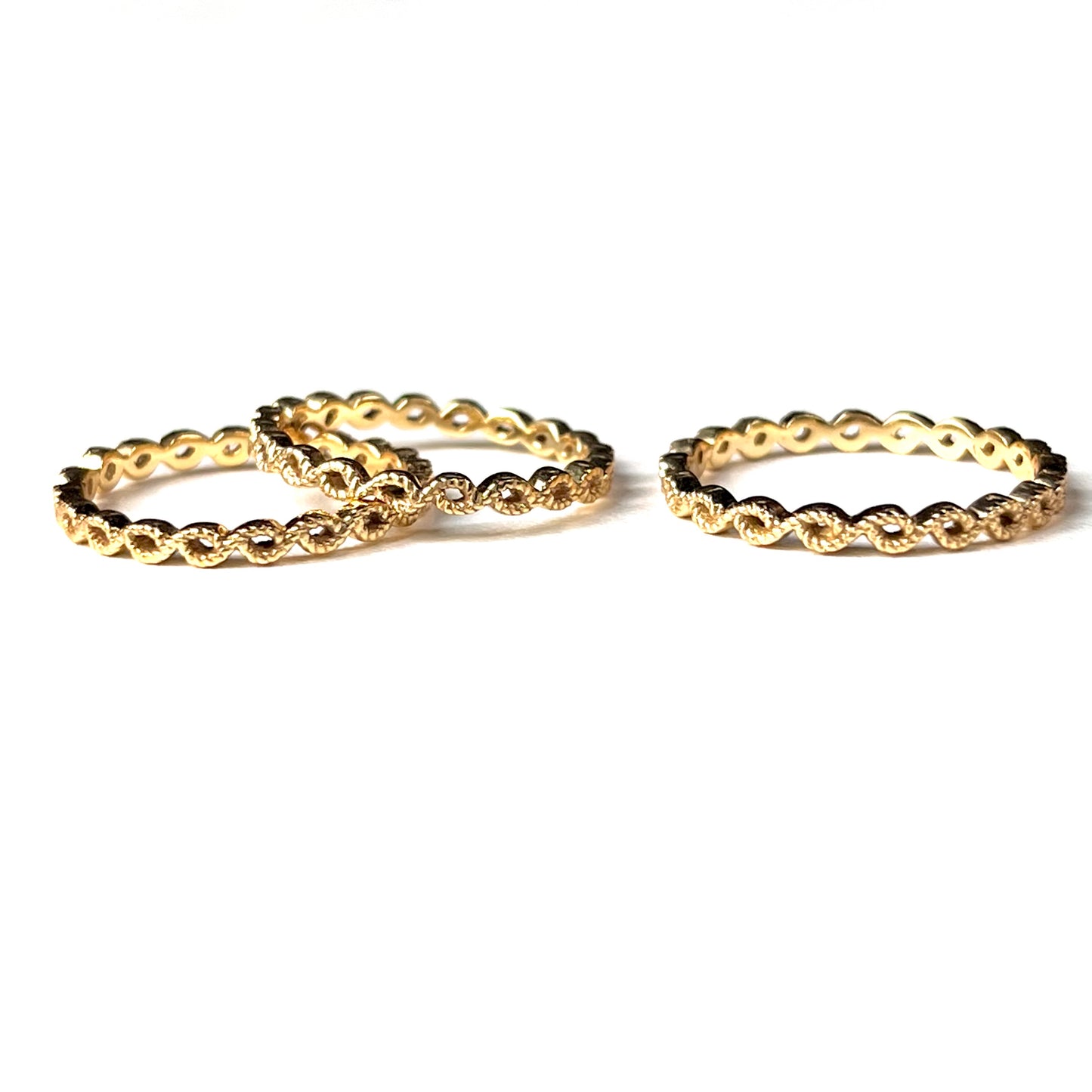 Brass plain ring 53