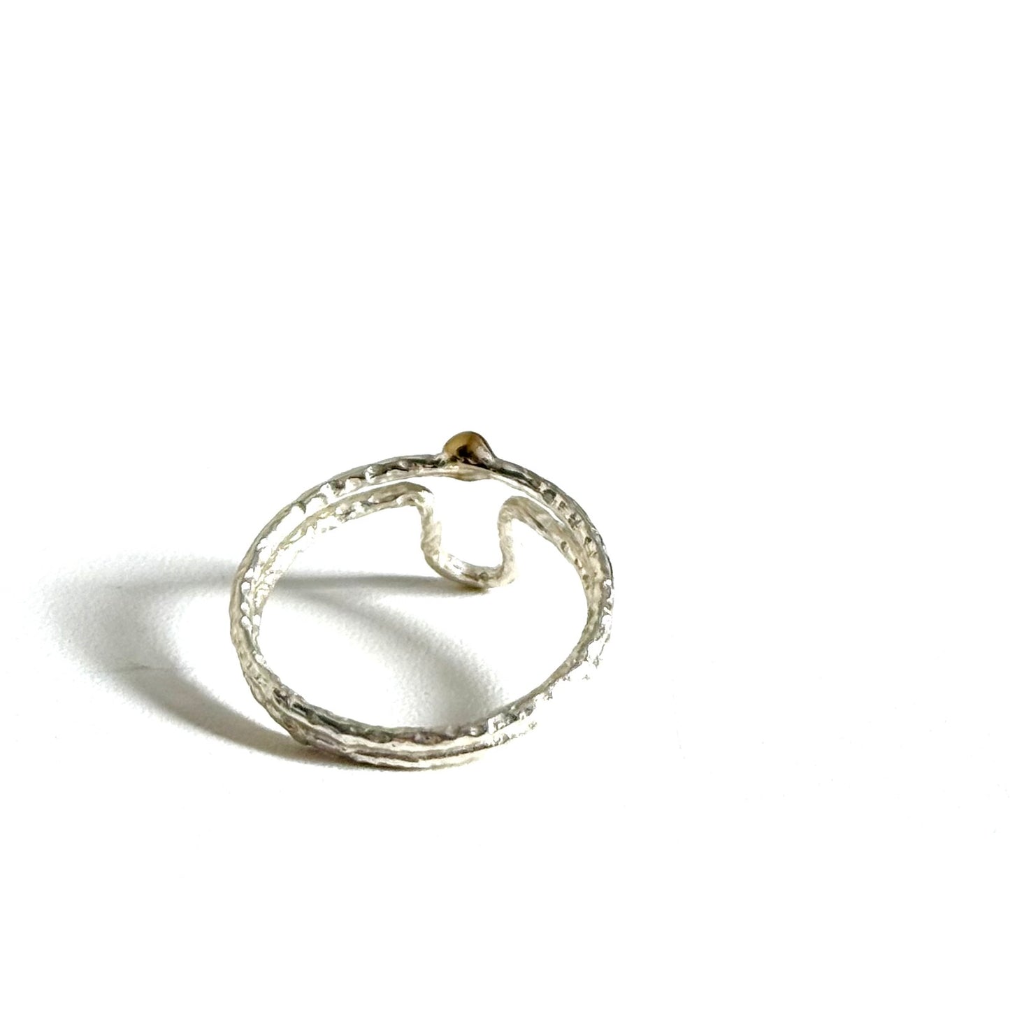 Silver925×Brass plain ring 28