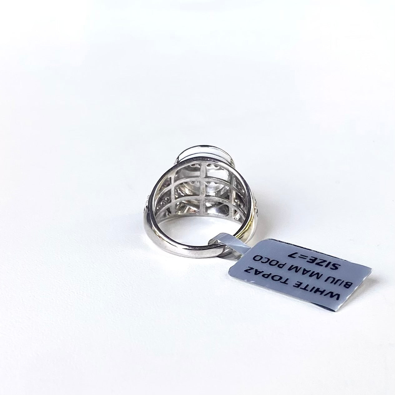 【Bijumam poco】Enamel × stone ring