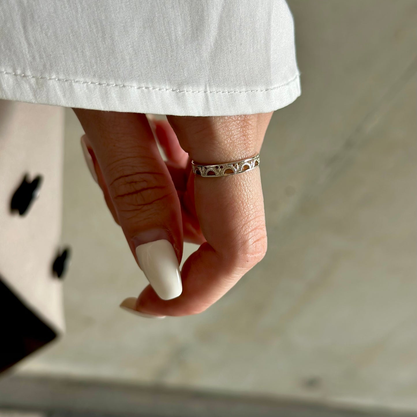 Silver925 plain ring 83