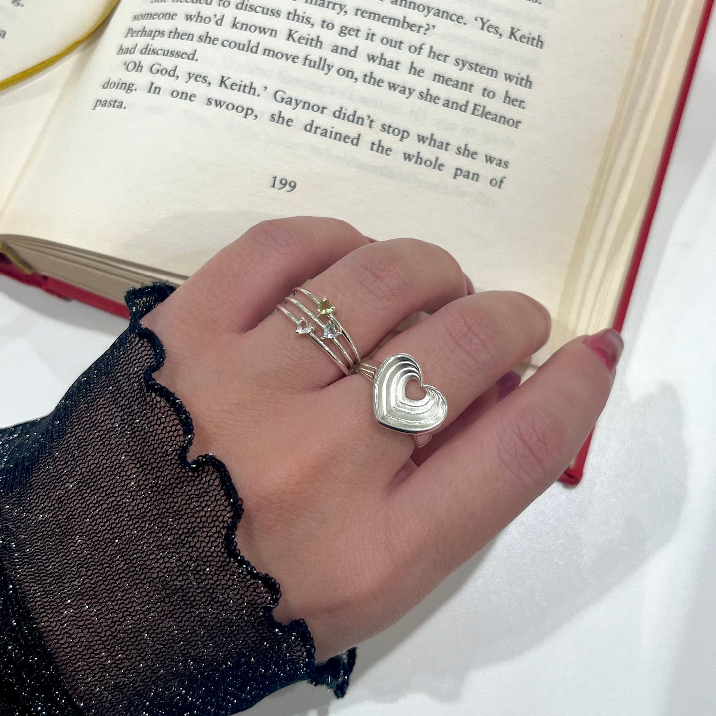 Heart plain ring 47