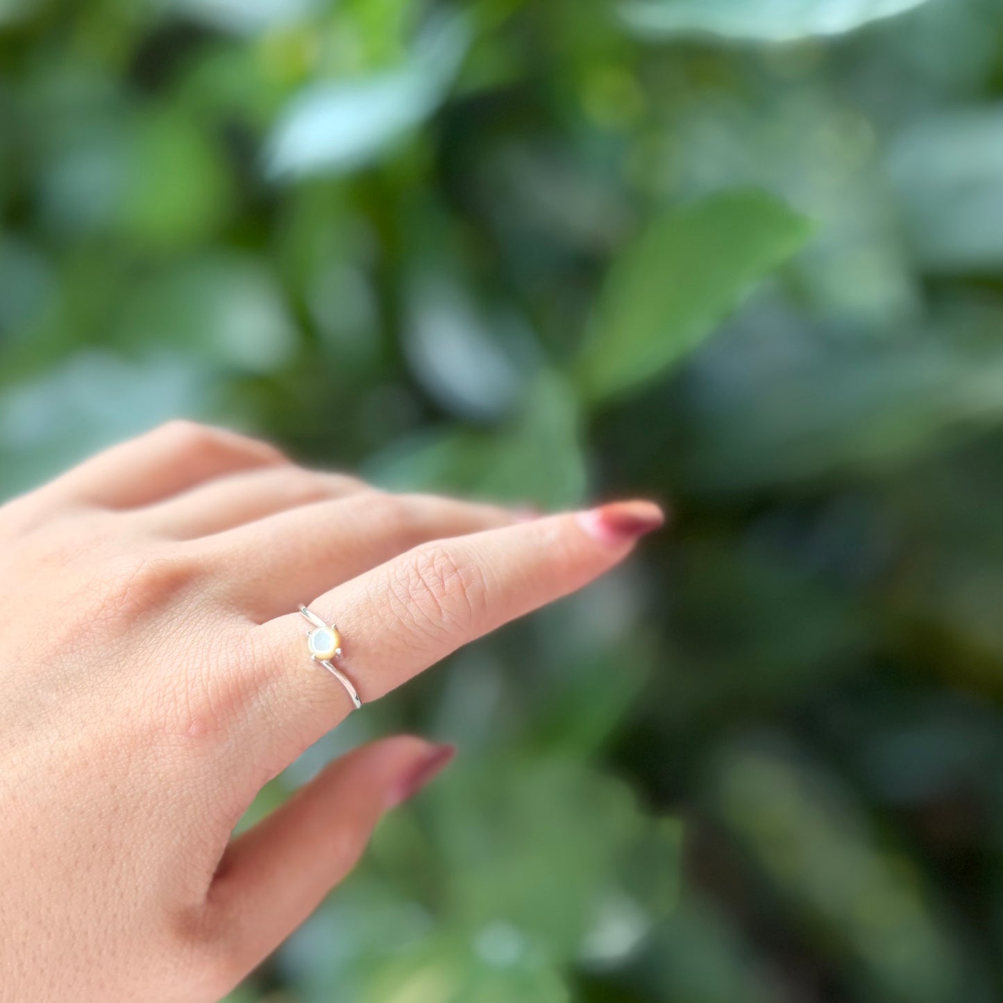 Silver925 1stone ring 1