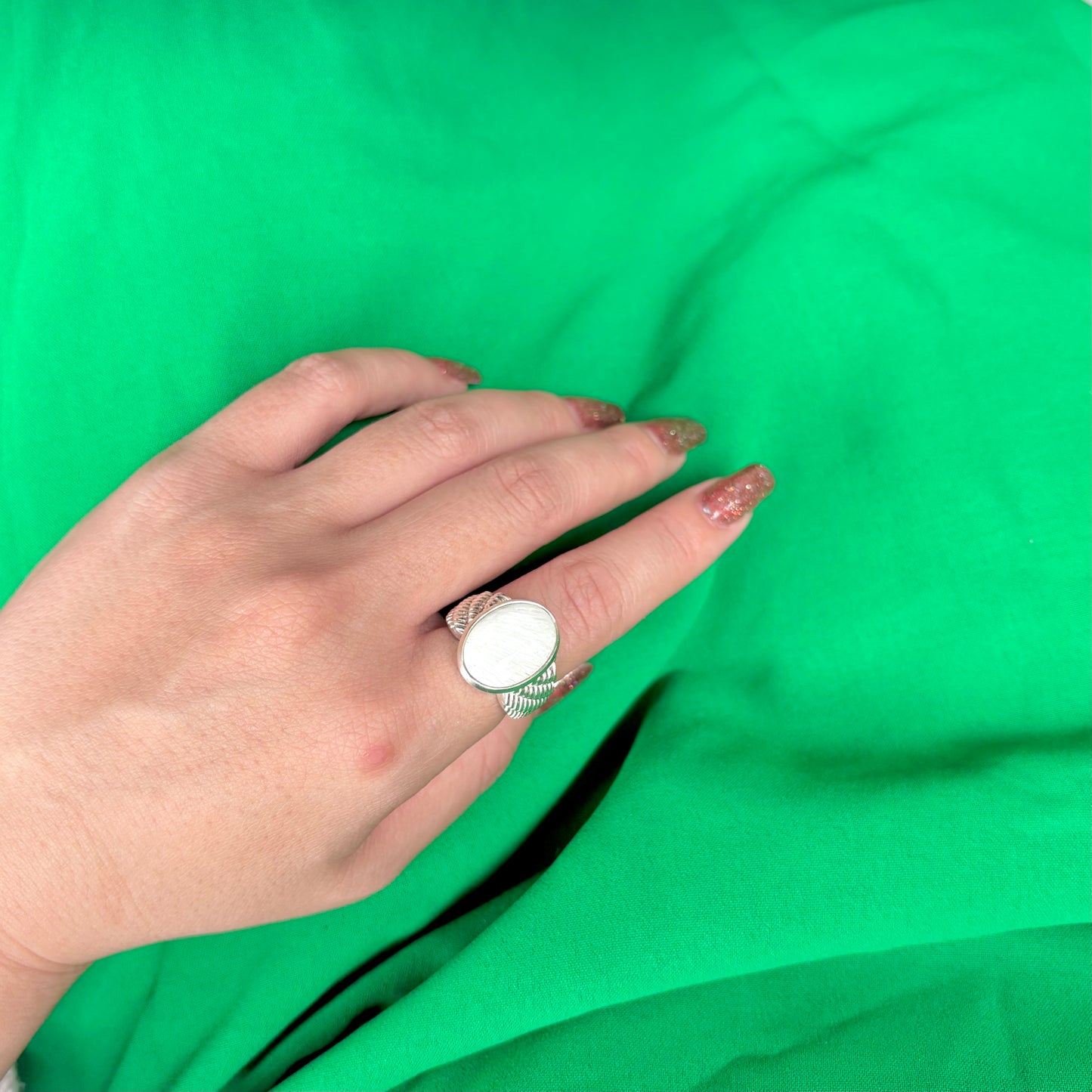 Silver925 design ring 67