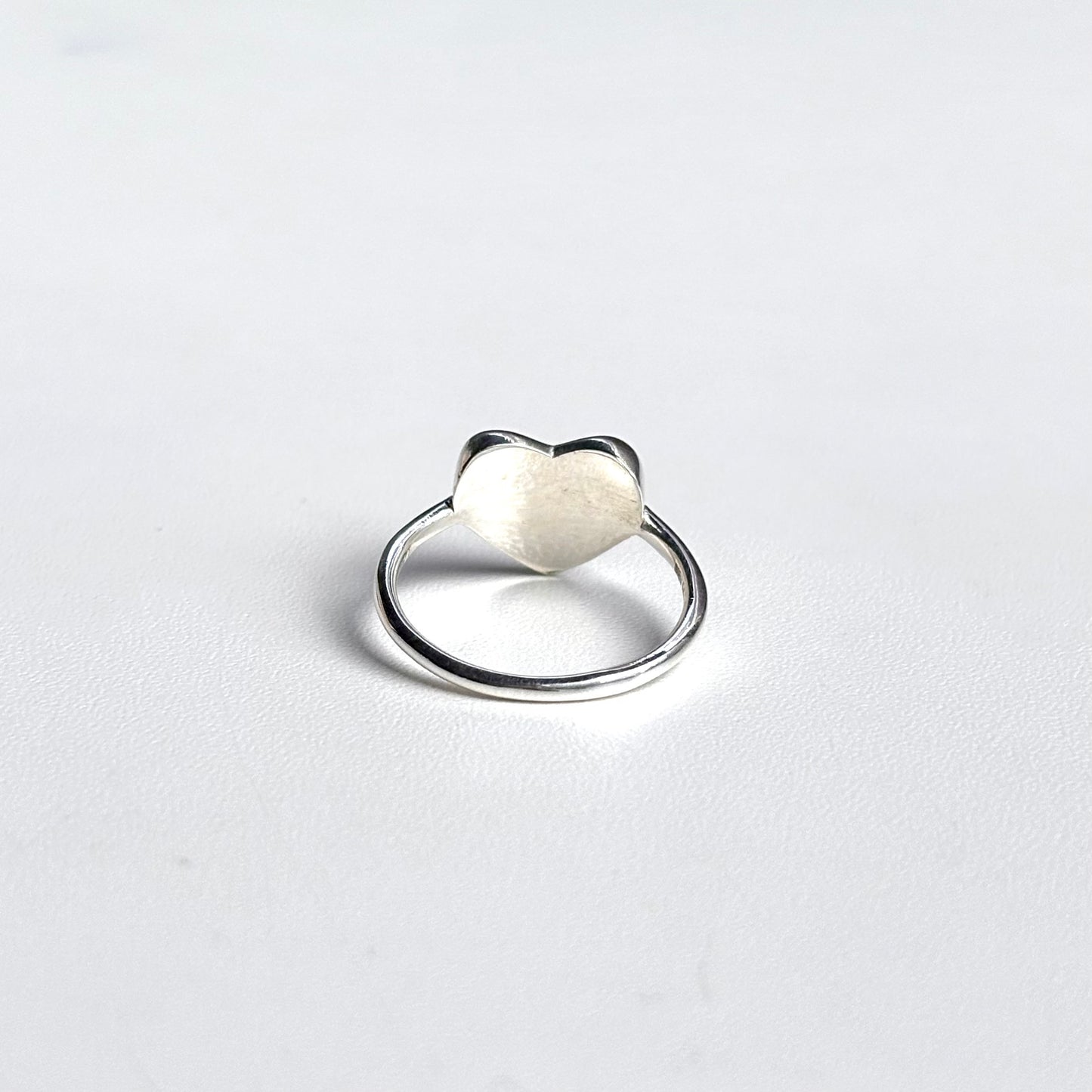 Heart plain ring 63