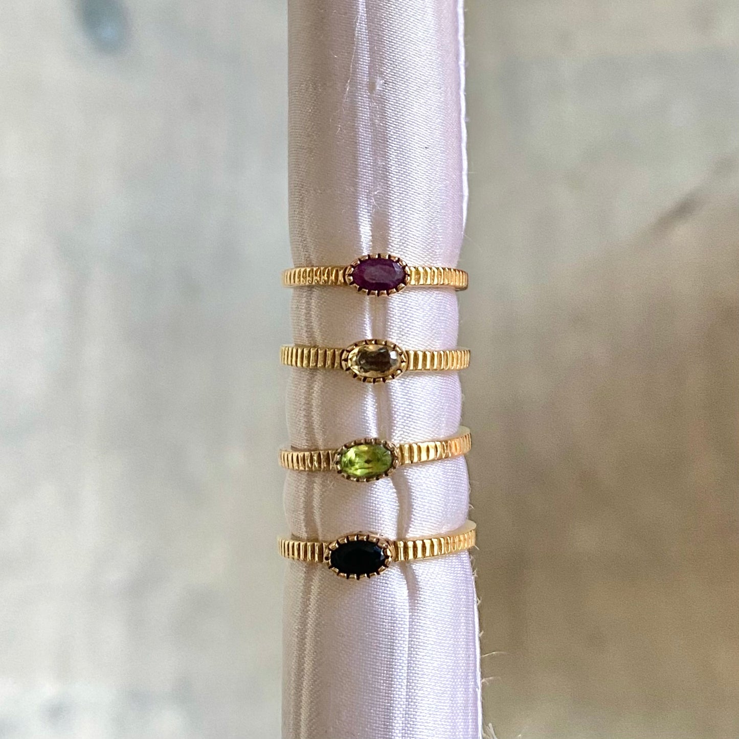 Brass petit ring 15