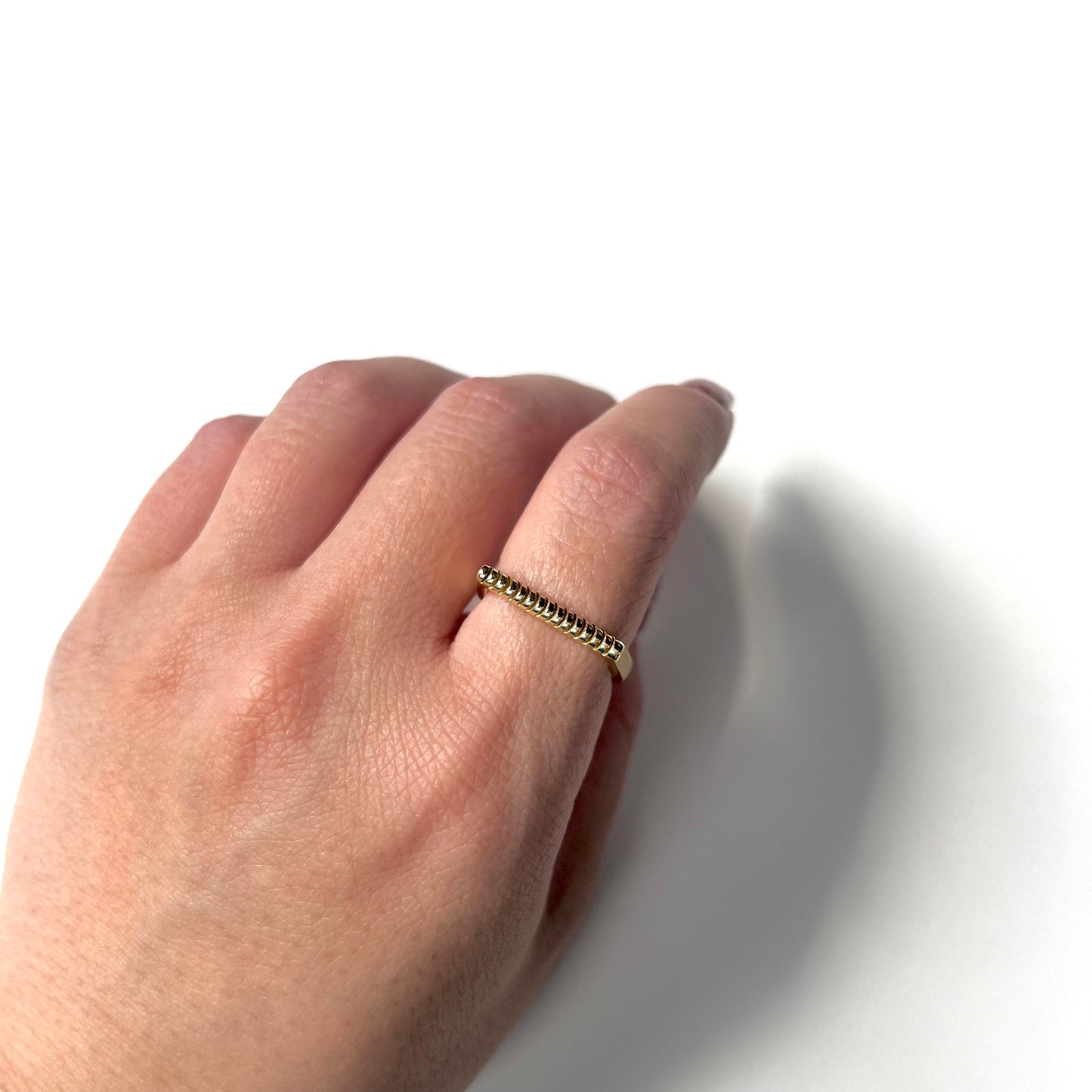 Brass plain ring 73