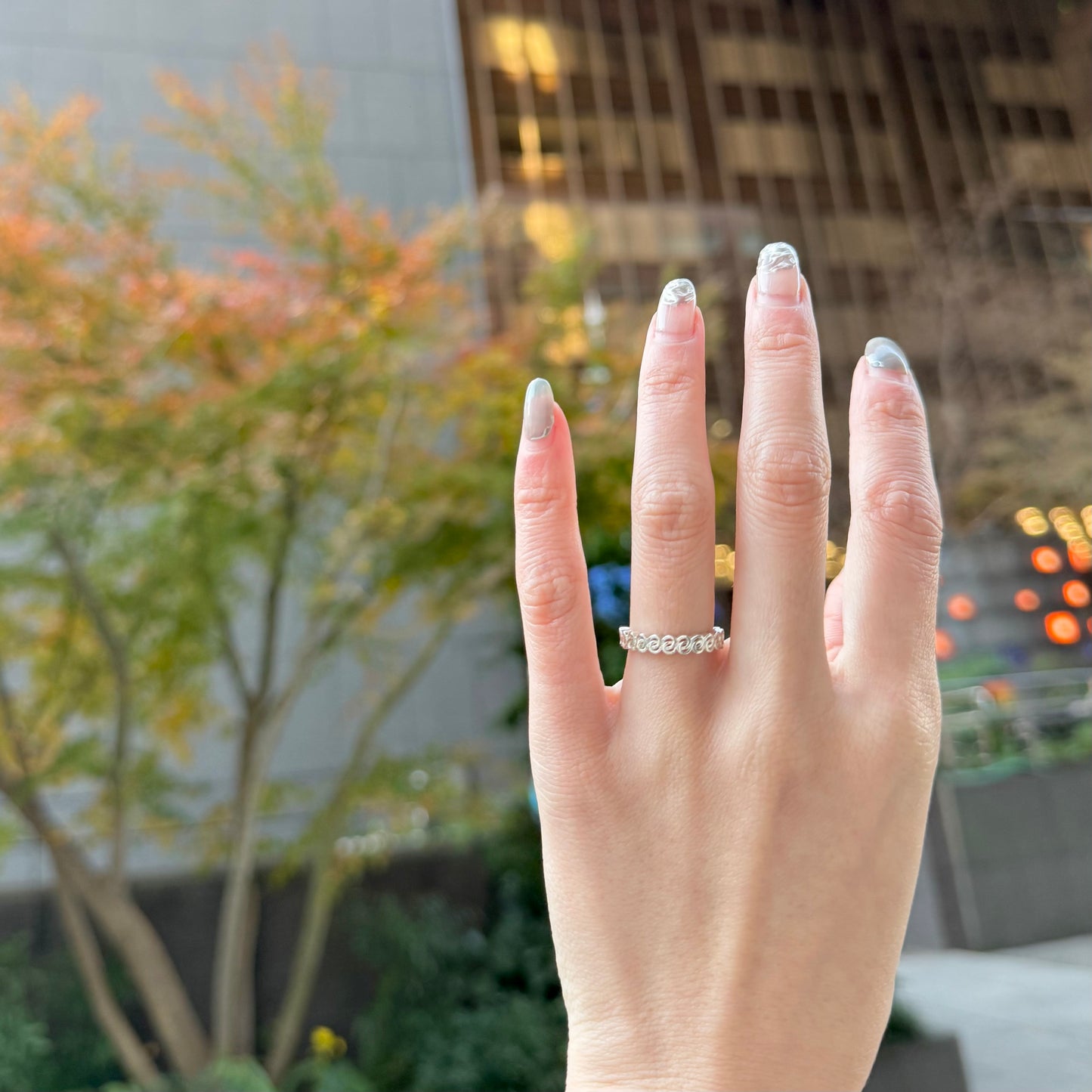 Silver925 plain ring 113