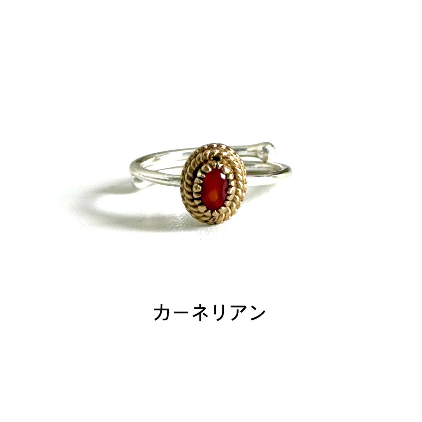 Silver925×Brass petit ring 3