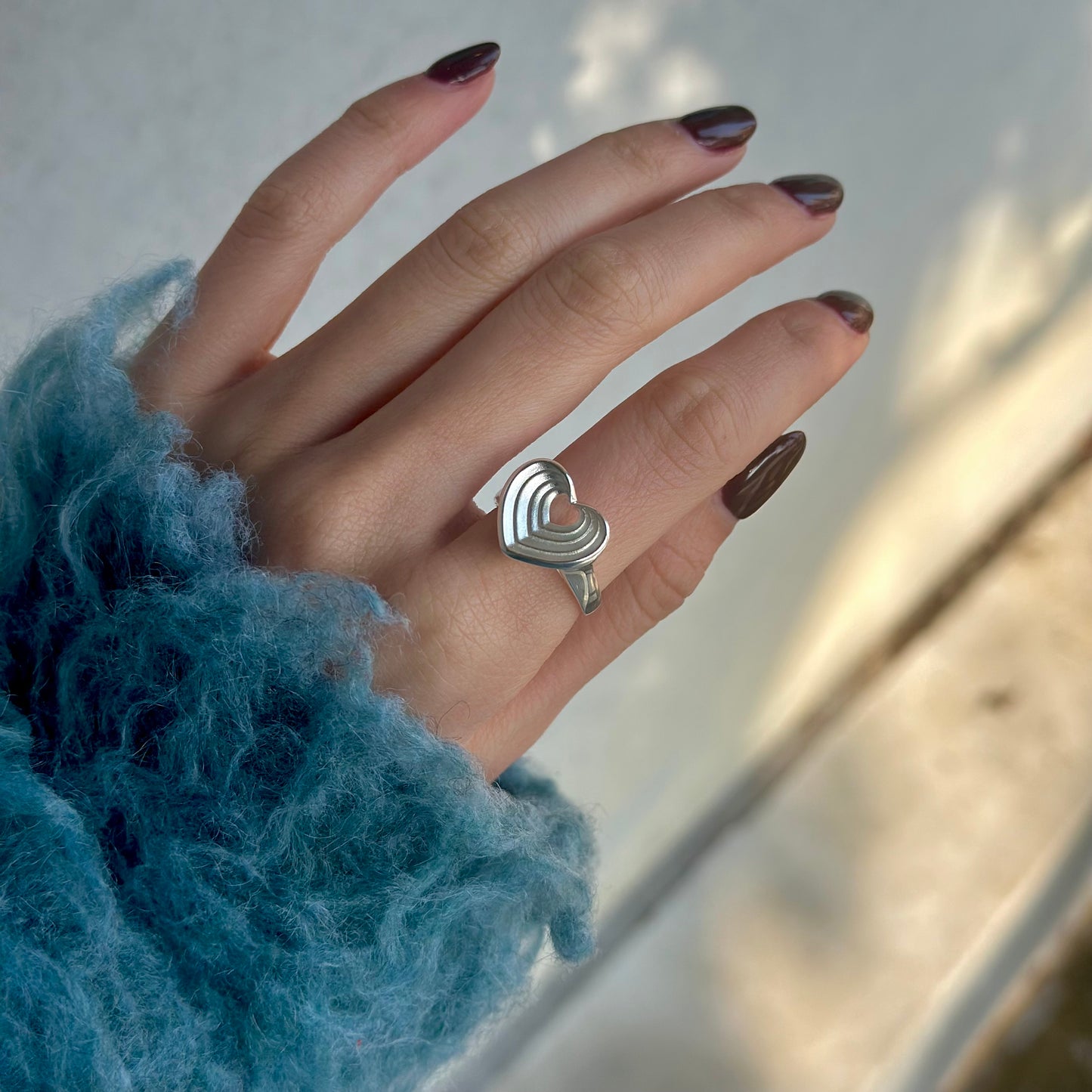 Heart plain ring 47