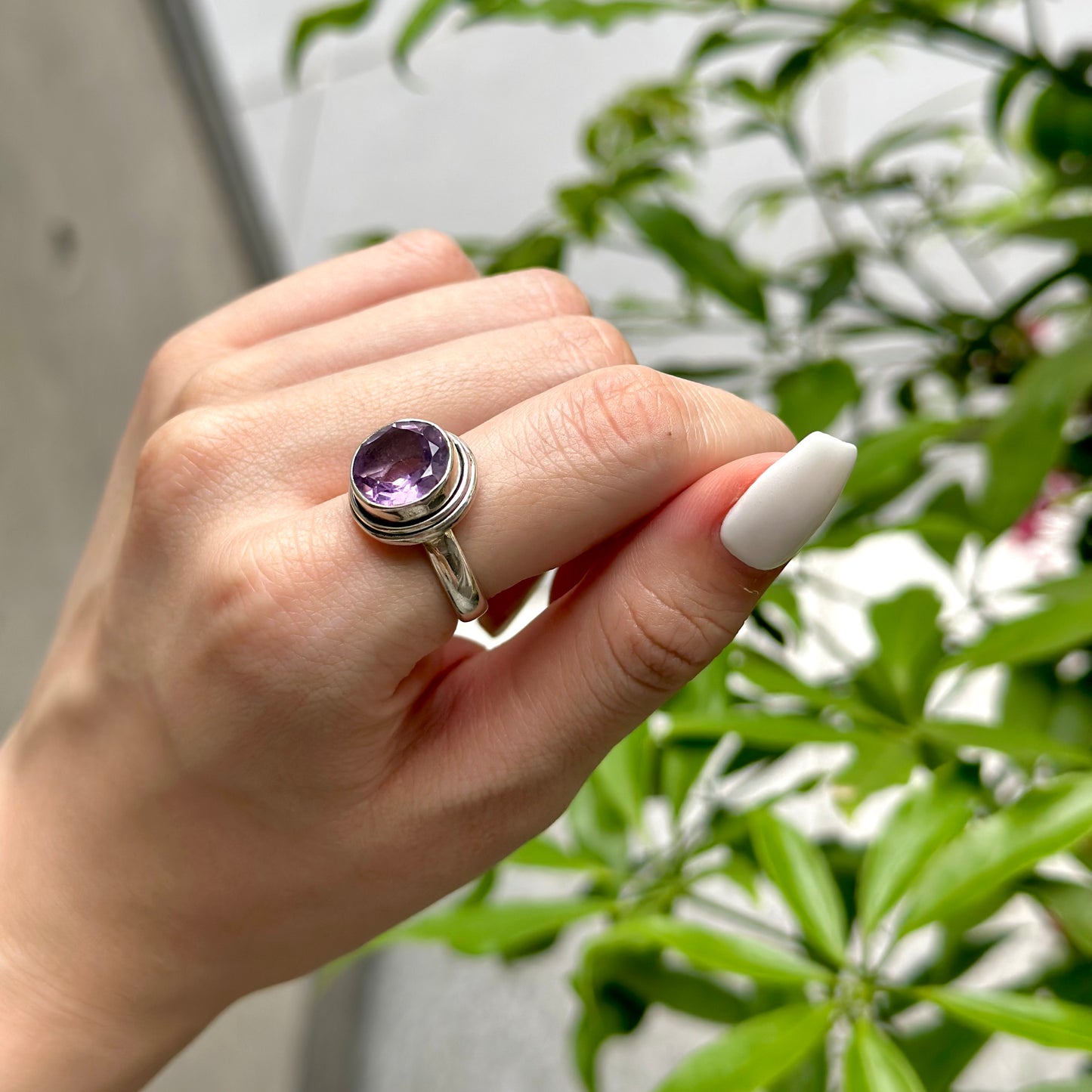 Silver925 1stone ring 4