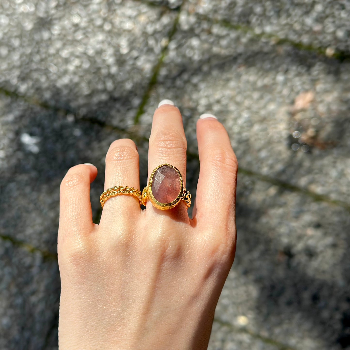 Brass design ring 3