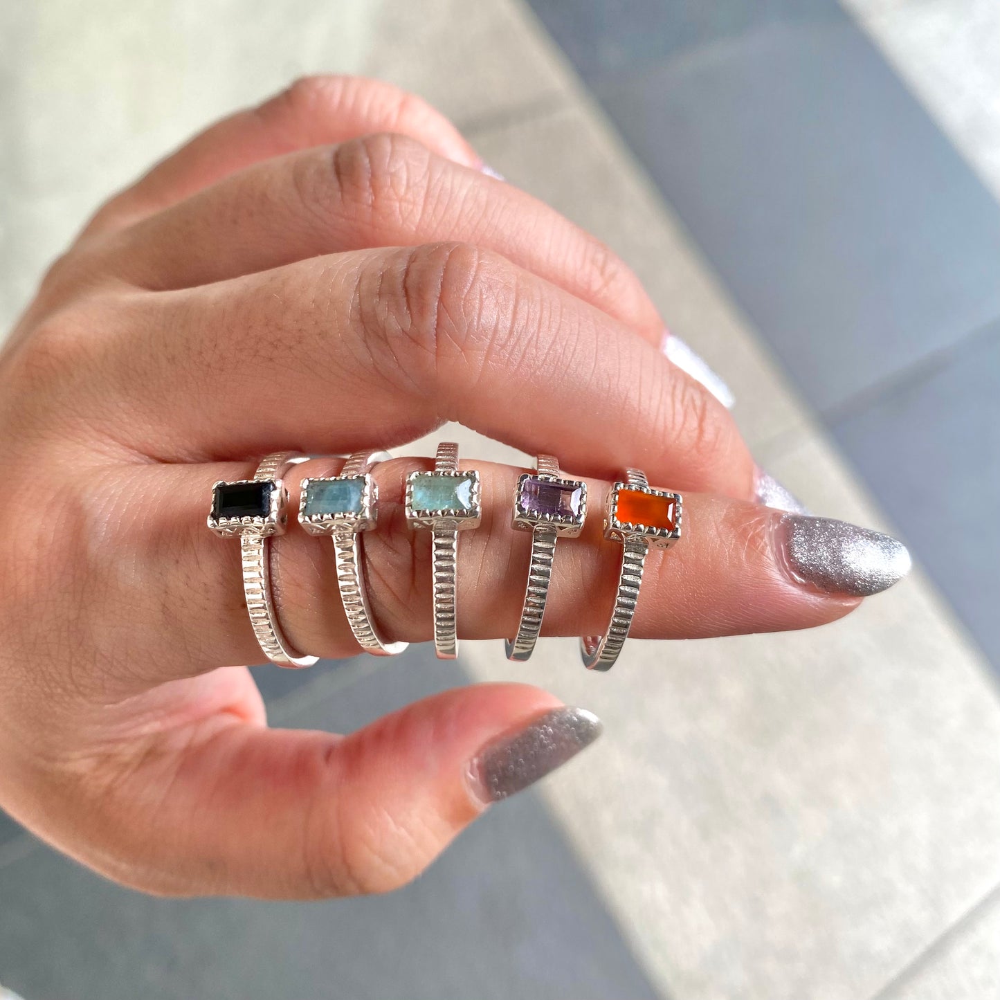 Silver925 petit ring 17
