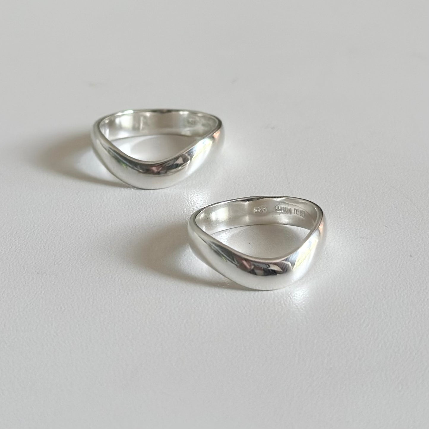 Silver925 plain ring 82