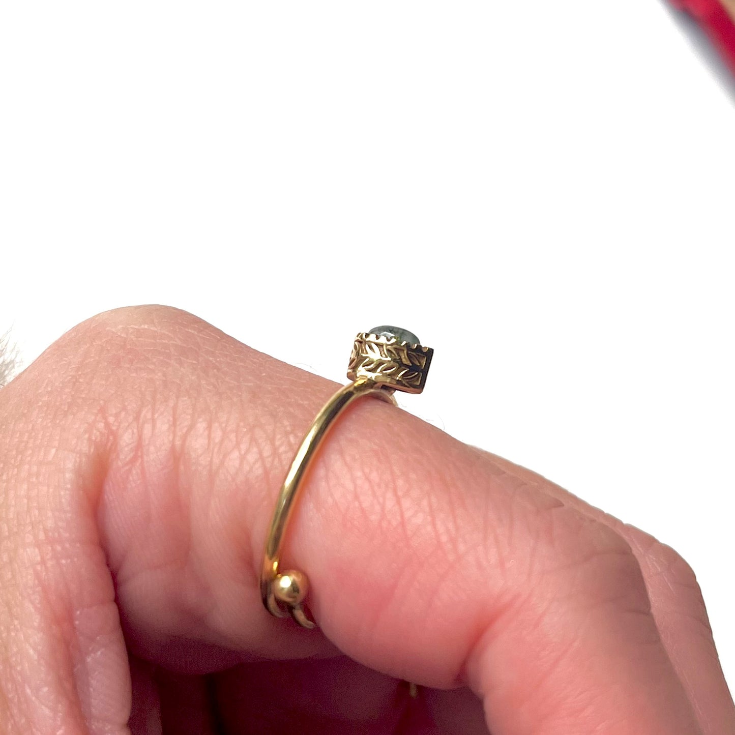 Brass petit ring 57